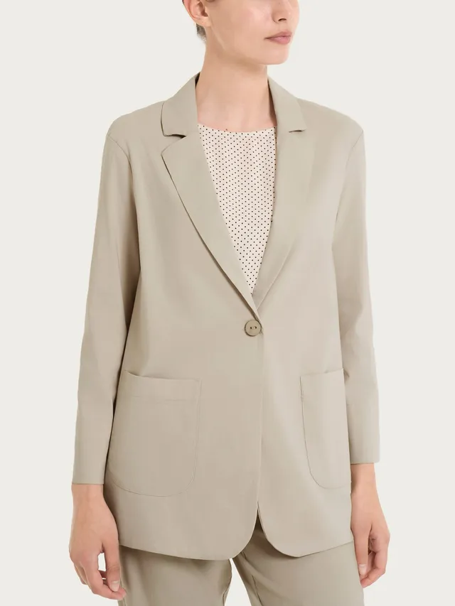 Ragno Super Fresh Crockery blazer donna destrutturato