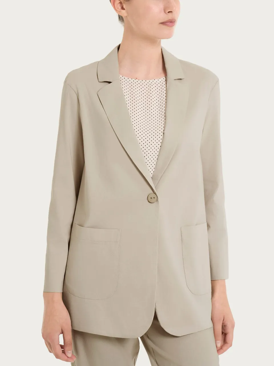 Ragno Super Fresh Crockery blazer donna destrutturato