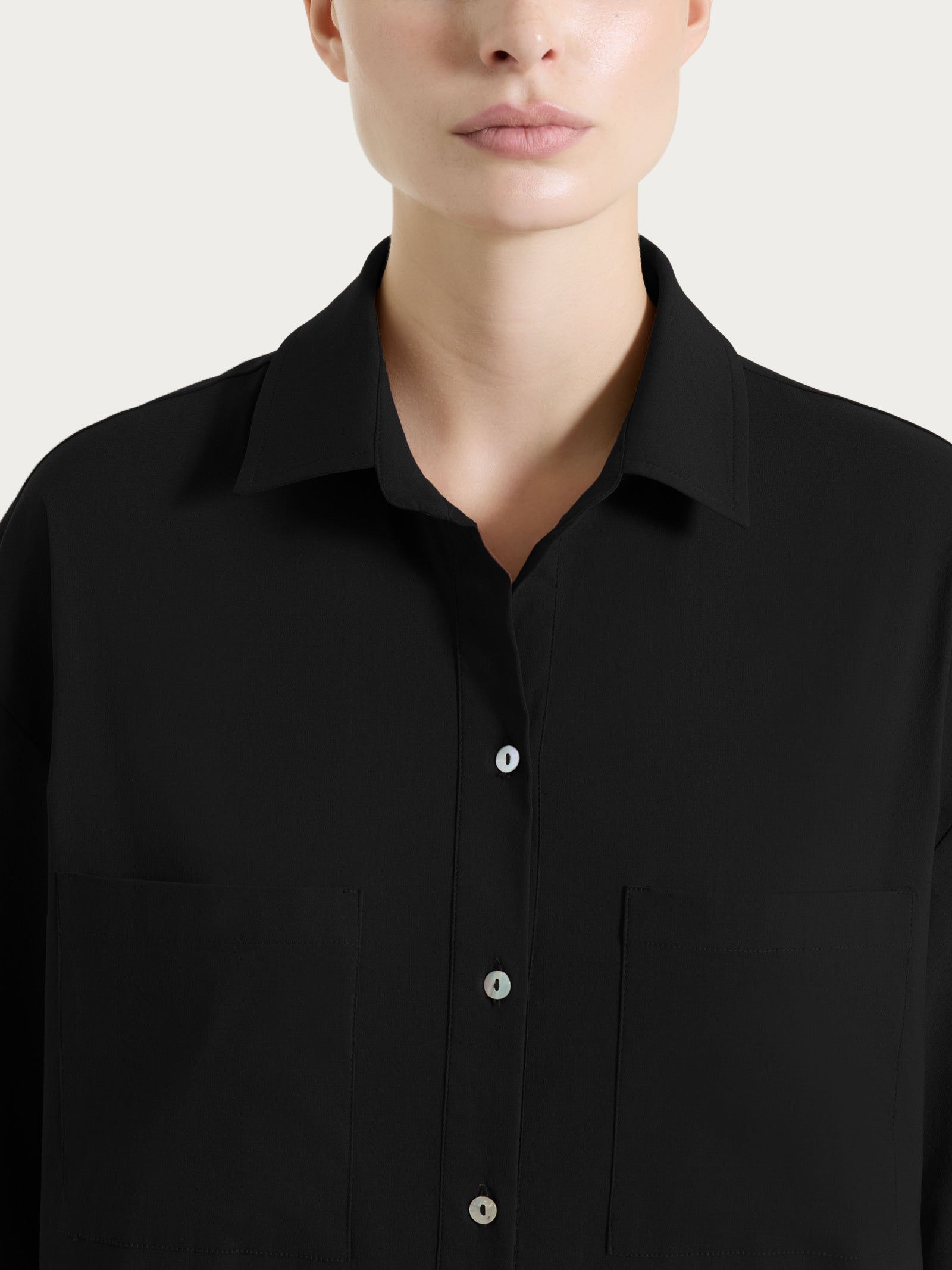 Ragno Super Fresh Camicia manica corta nero ingualcibile