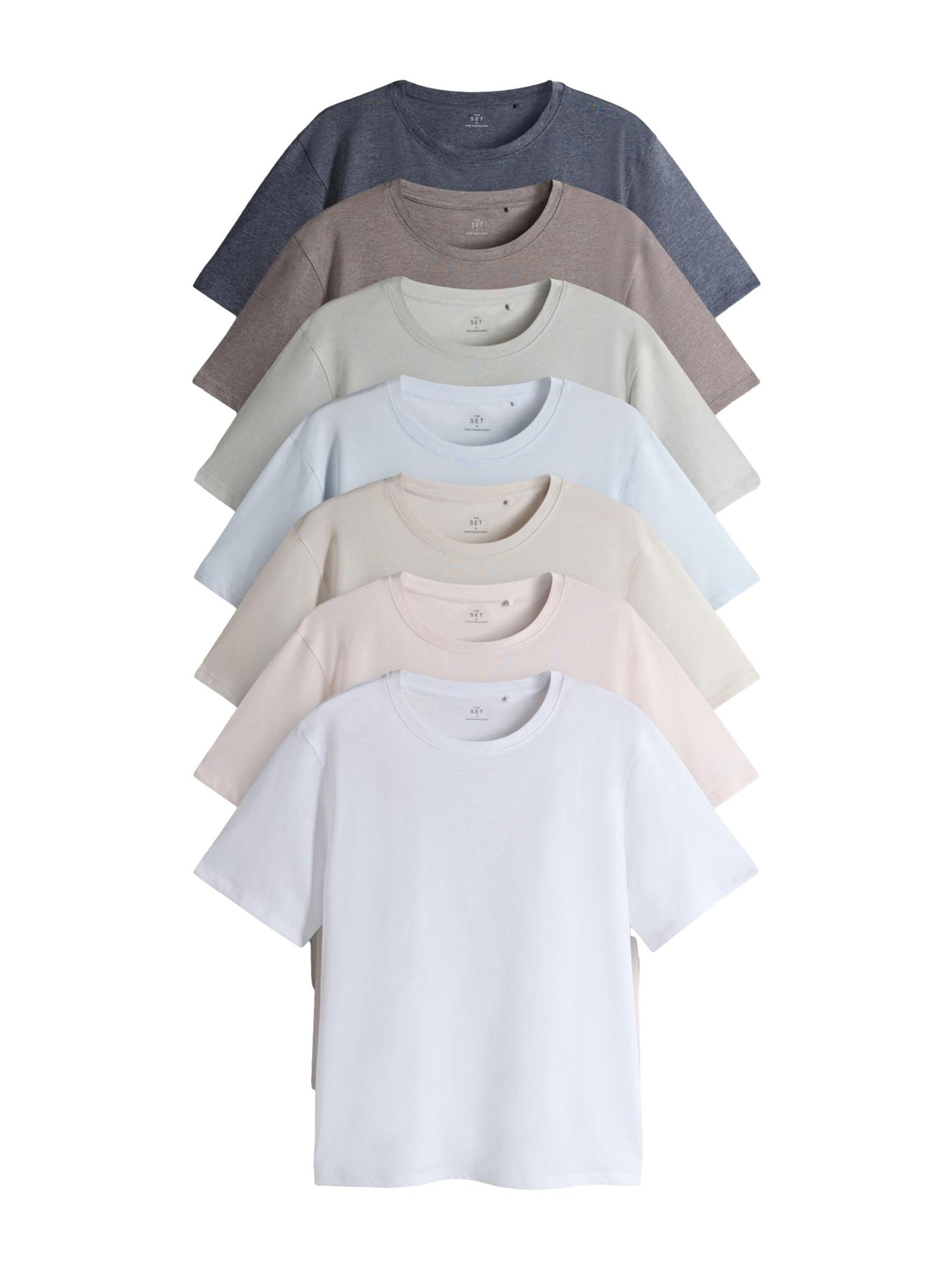 Next The Set magliette donna confezione da 7 basic