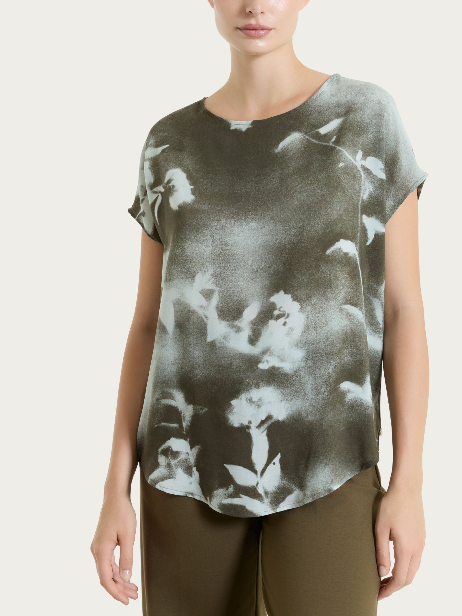 Ragno EcoSeta Blusa manica corta Foggy Dew