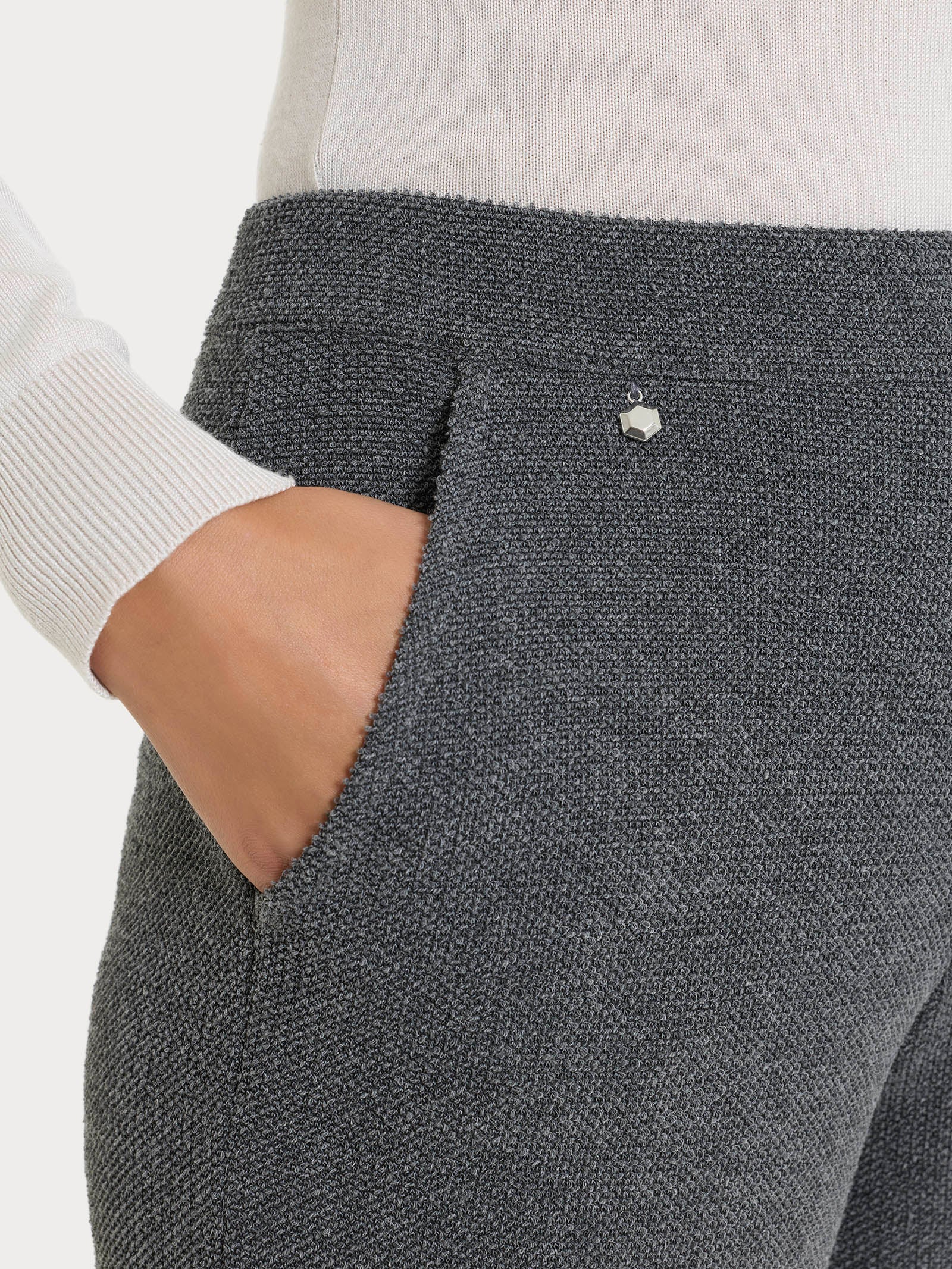 Ragno Comfort The Chino pantalone donna Ardesia felpato
