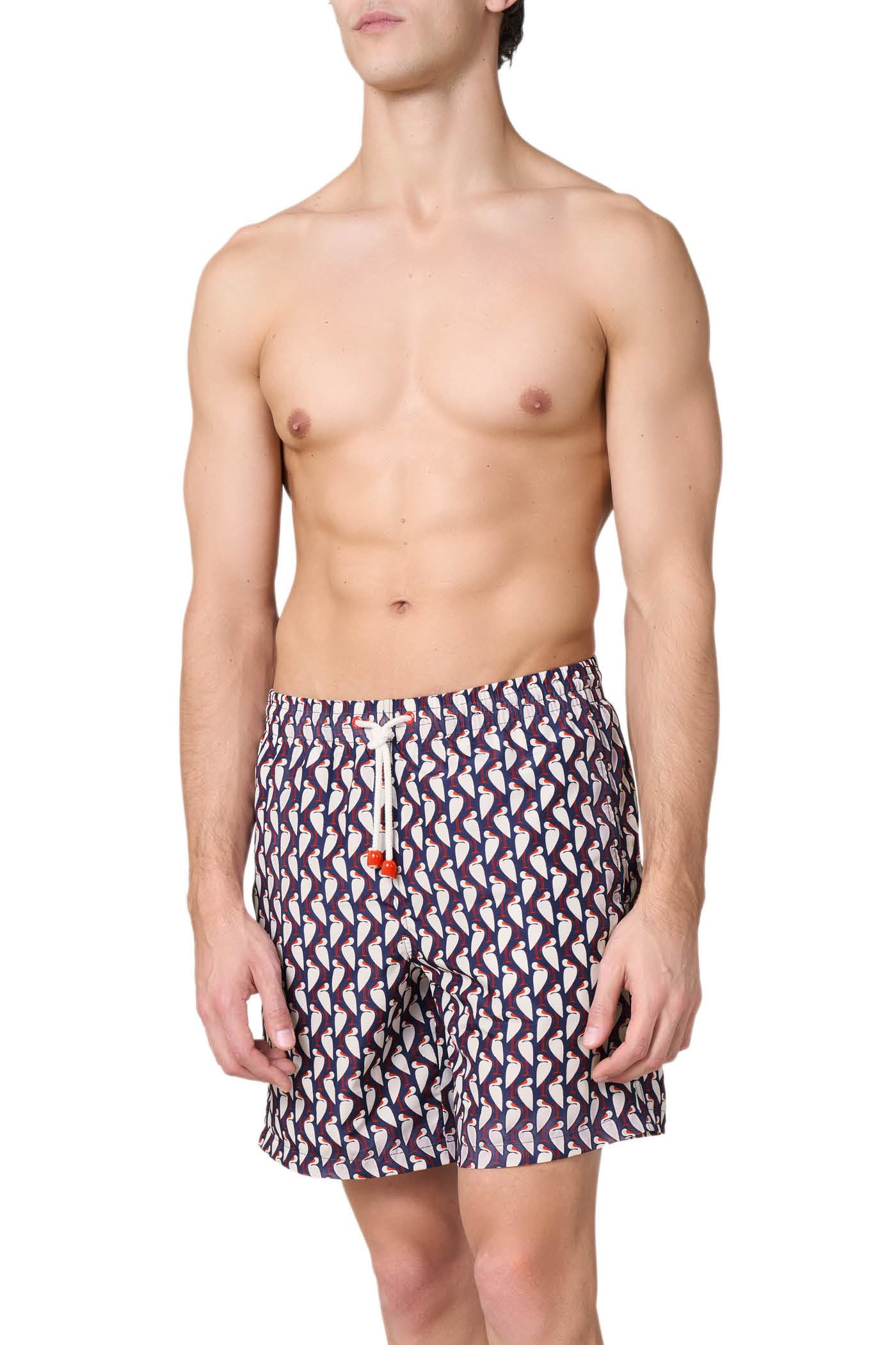 Goldenpoint Fantasia Airone Costume Mare Uomo Media Lunghezza