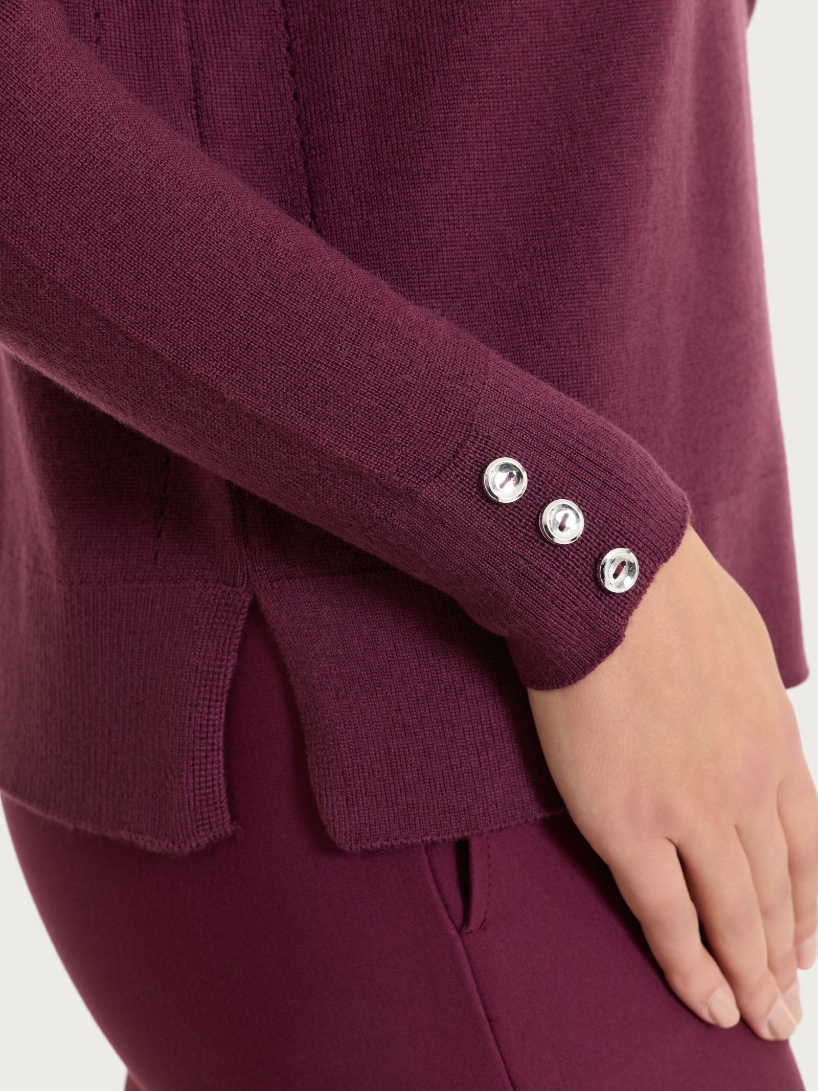 Ragno Merino Soft Maglia Girocollo Fig pura lana donna