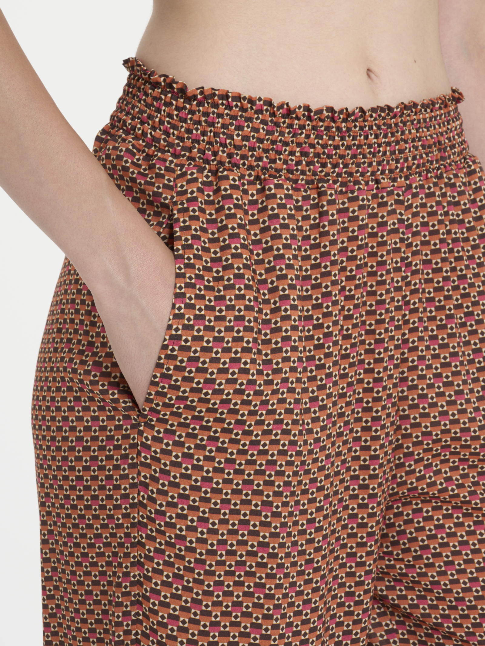 Ragno EcoSeta The Wide Leg pantalone Fant. Spice Route