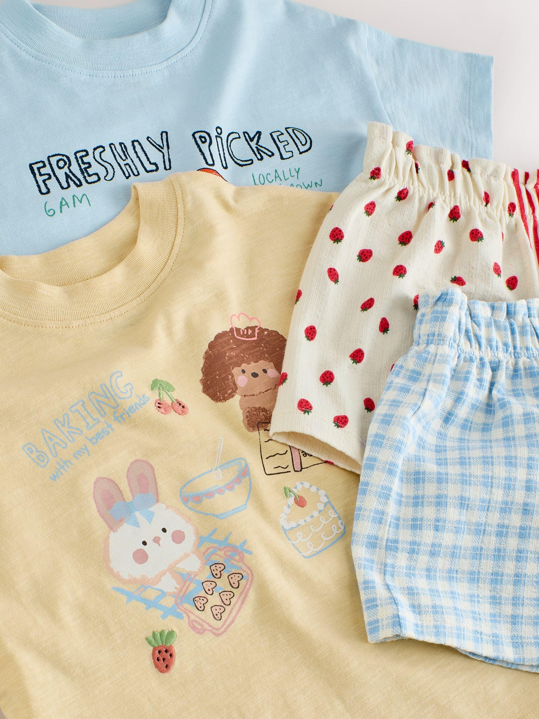Next Set 2 Pezzi Bambina Maglietta Shorts 116-122