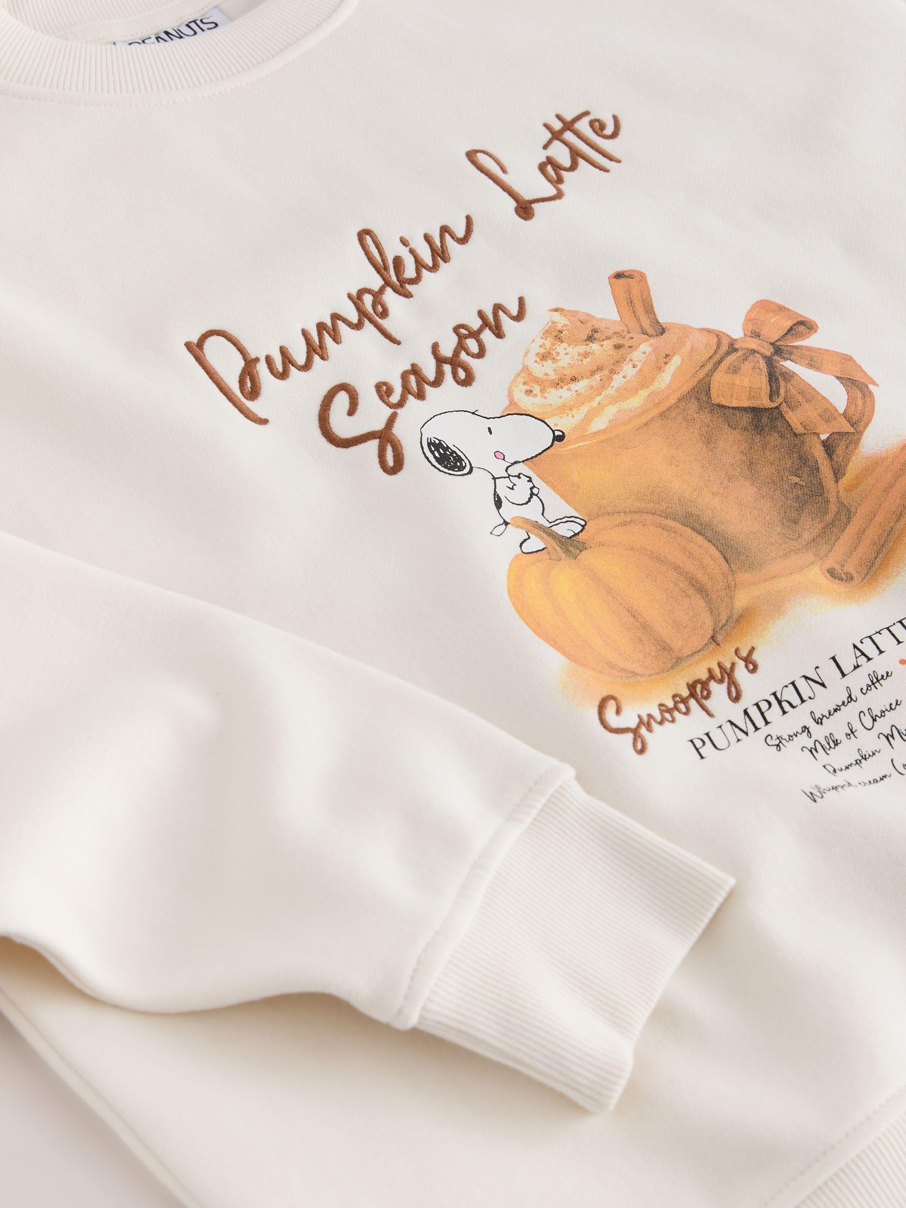 Next Pumpkin Latte Snoopy felpa donna M