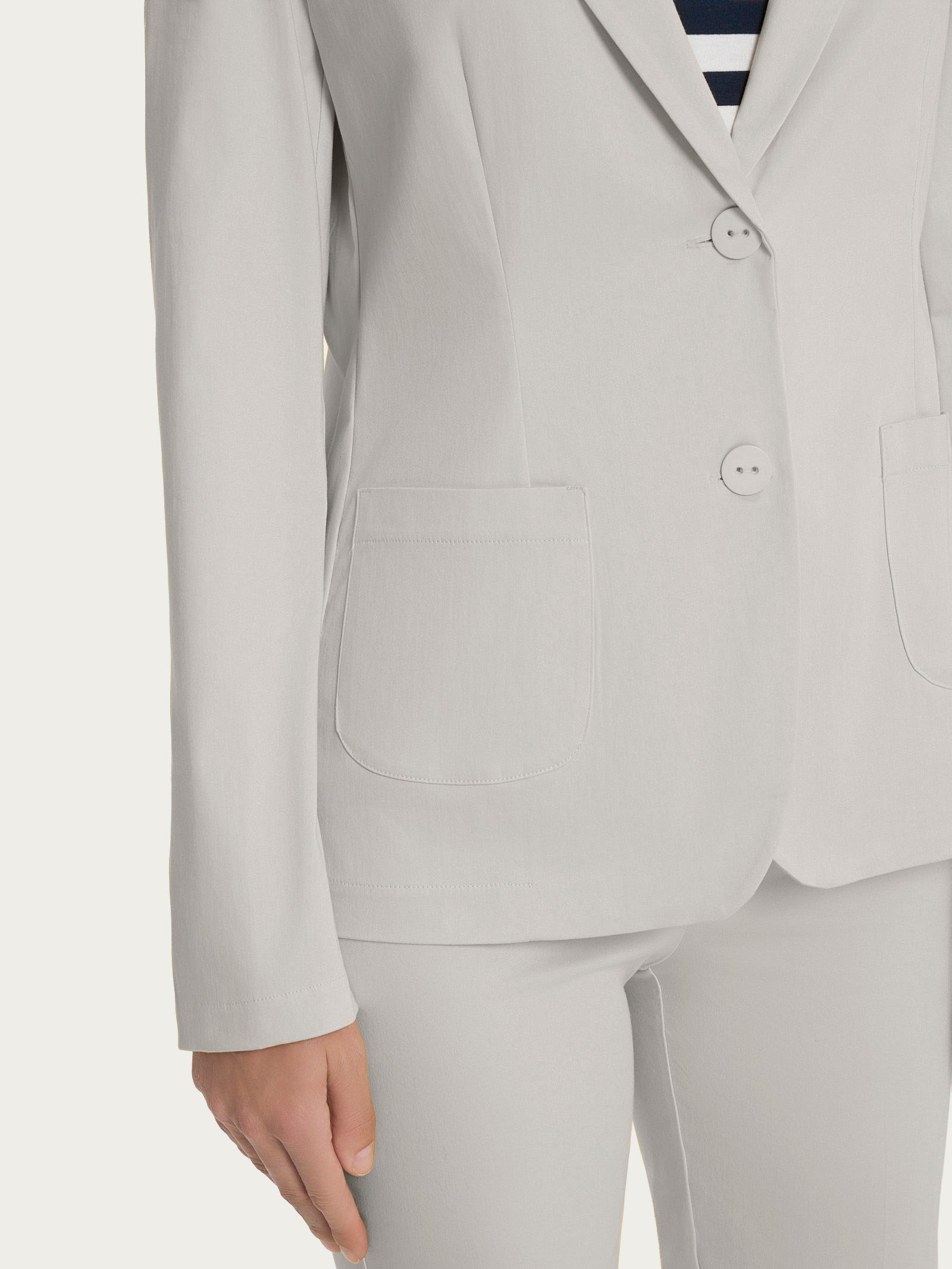 Ragno Satin Power Blazer 2 bottoni Dawn Blue