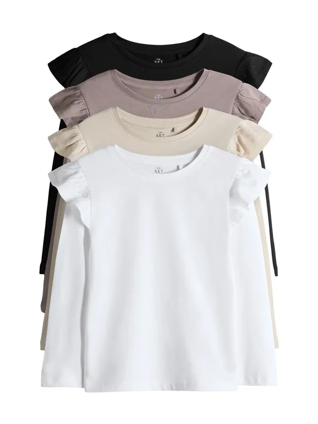 Geo Next The Set t-shirt maniche lunghe bambina 4 pezzi volant