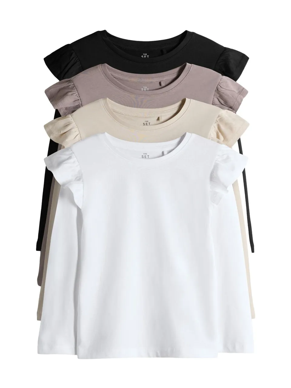 Geo Next The Set t-shirt maniche lunghe bambina 4 pezzi volant