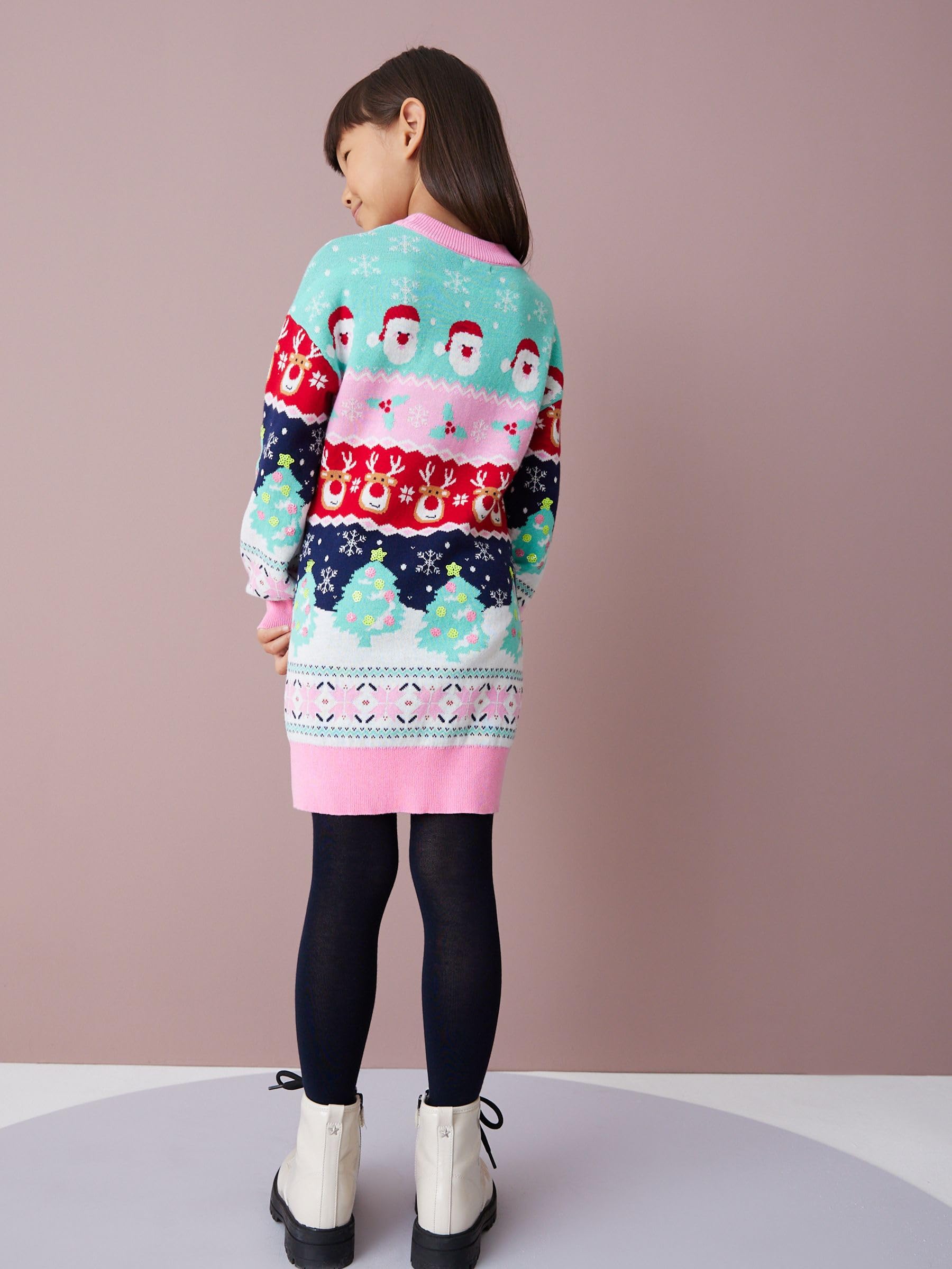 Next bambina 3 collant cotone 7-8 anni scuola
