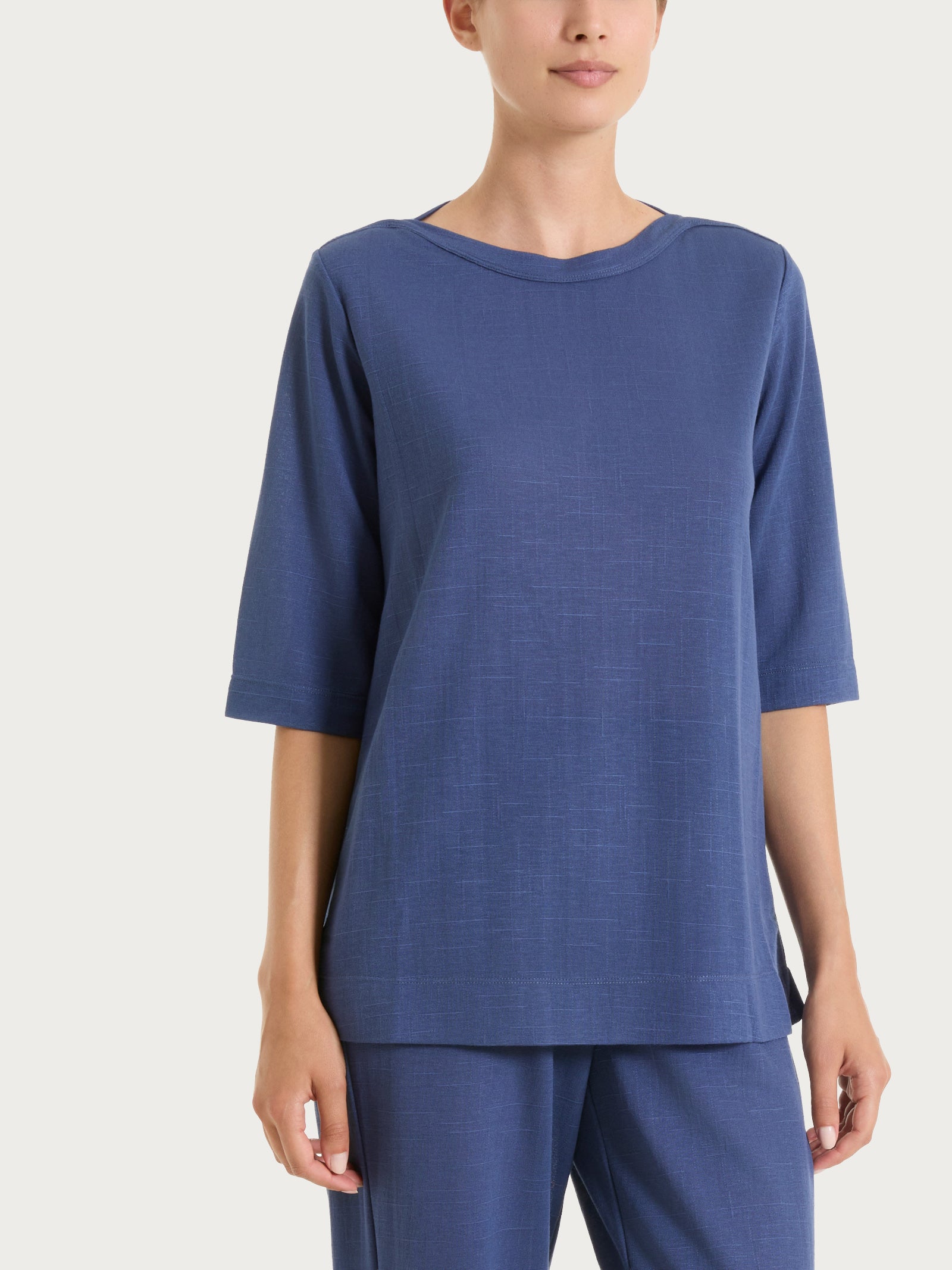 Ragno Summer Slub Maglia Scollo Barchetta Oceana manica 3/4