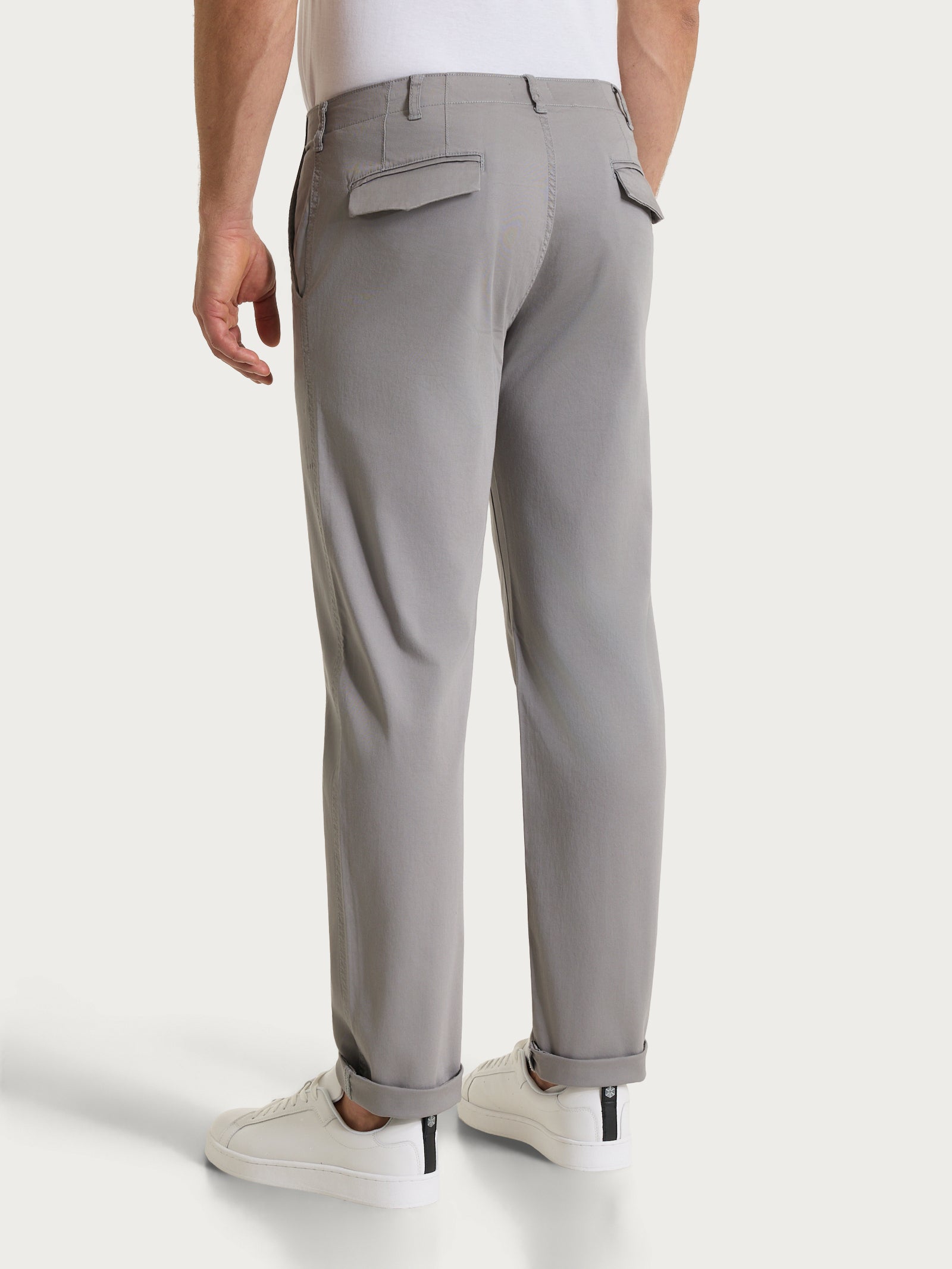 Ragno Compact Pantalone Chino Pietra in cotone elasticizzato