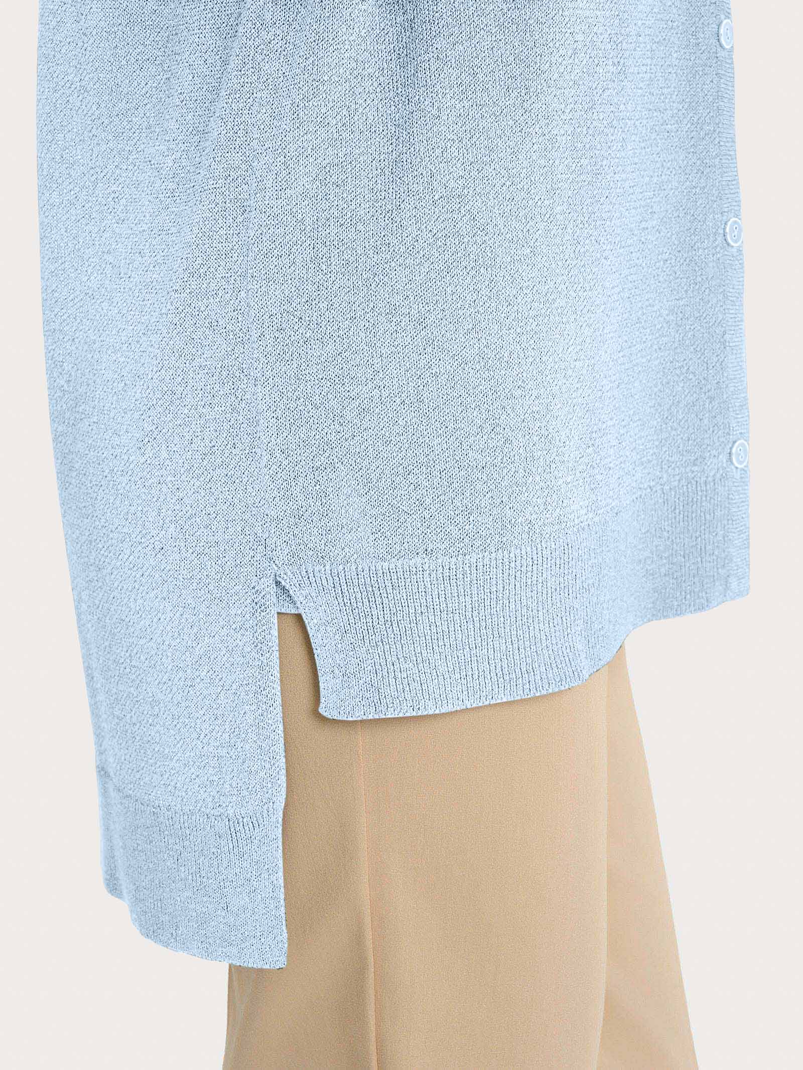 Ragno Crêpe Lurex Cardigan con Bottoni cardigan Skyway lurex