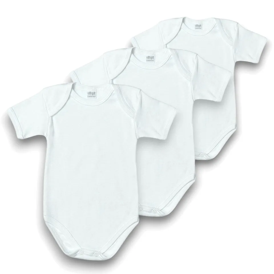 Lady C Body Bimbo Cotone Caldo Manica Corta 3 Pezzi Azzurro