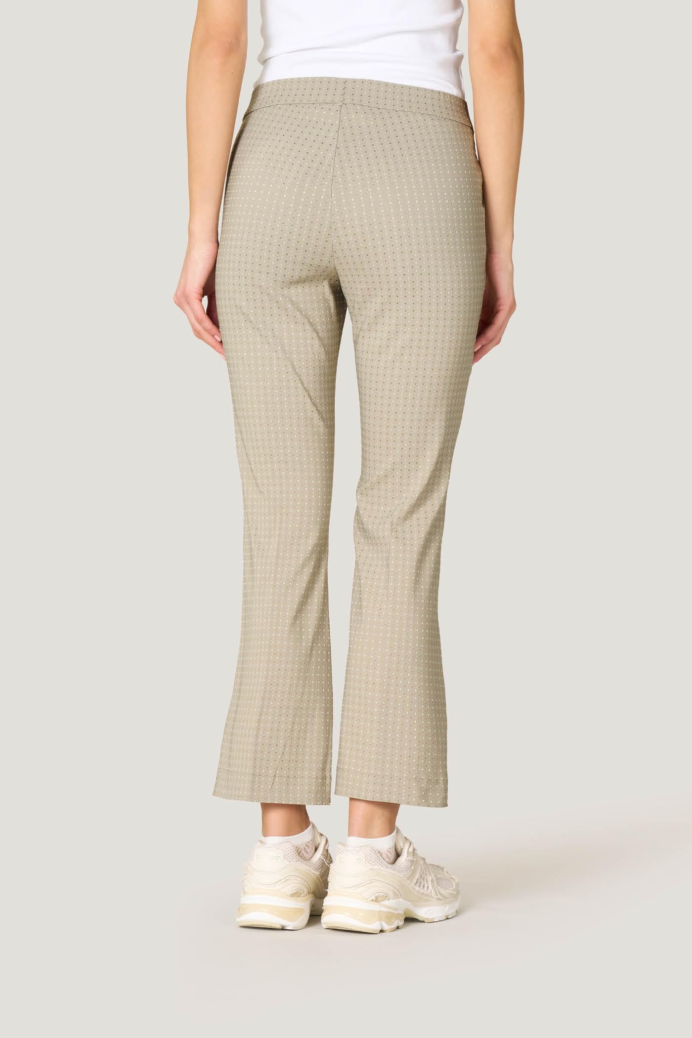 Goldenpoint Kick Flare Micro Pois leggings viscosa svasati