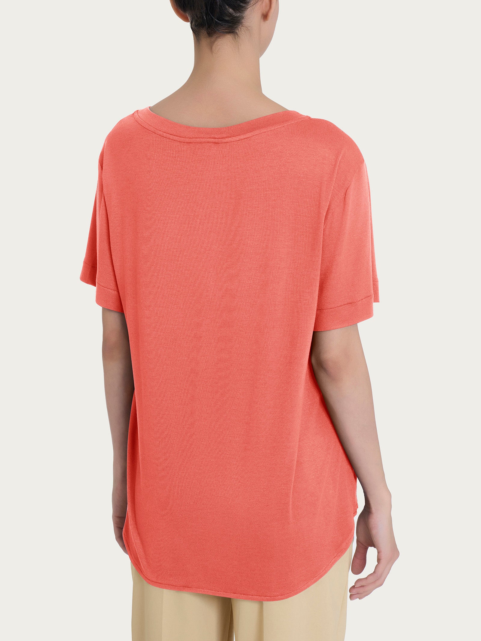 Ragno scollo a barchetta maglietta donna viscosa Dubarry