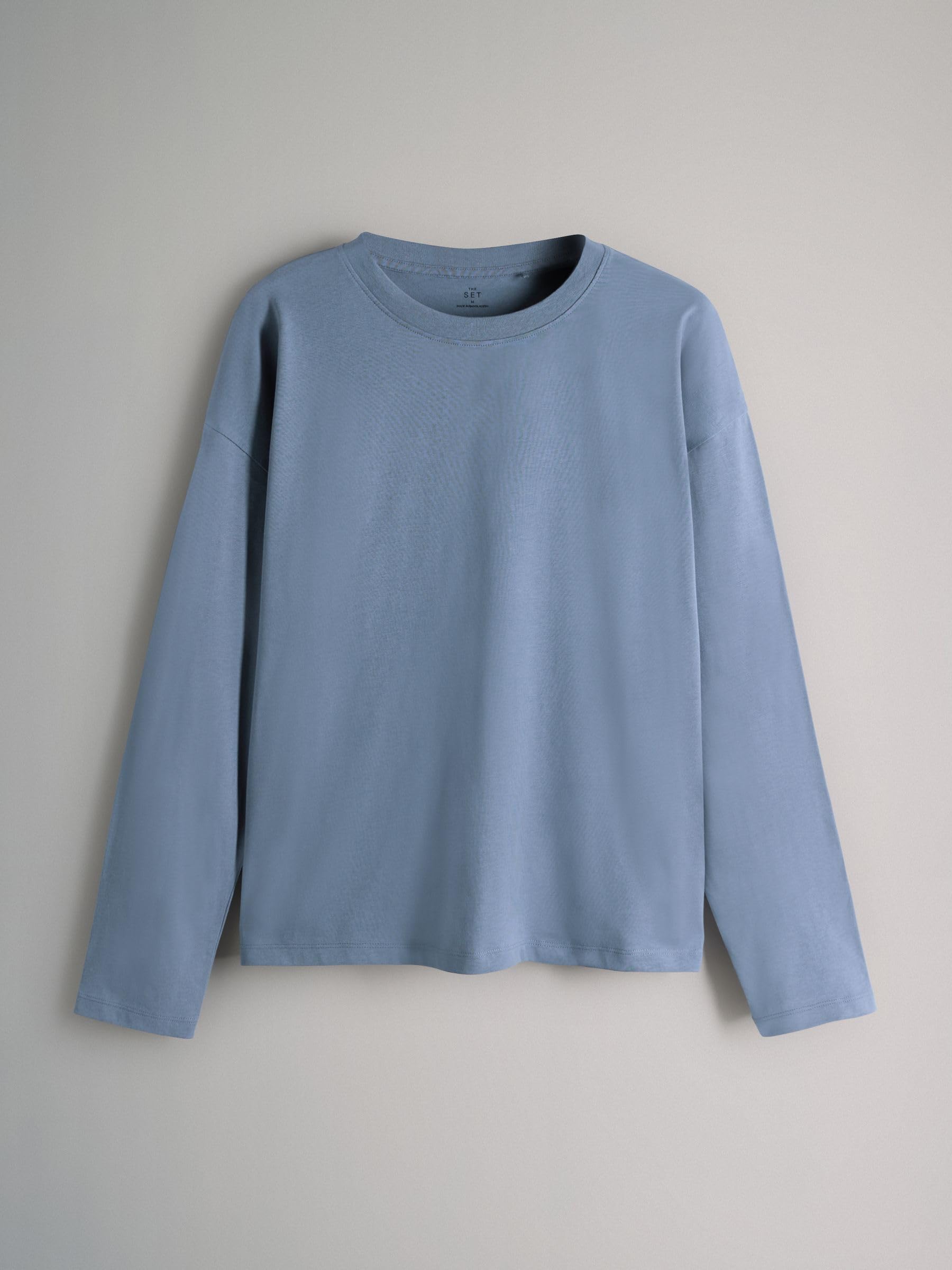 Next The Set Magliette Donna Manica Lunga Confezione da 5 Comoda