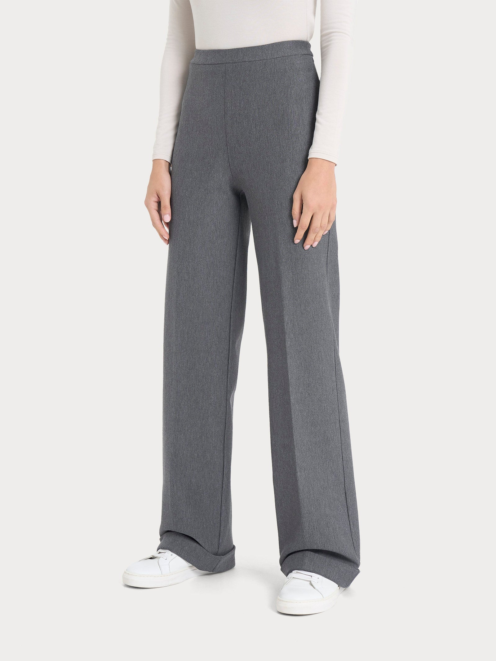 Ragno Compact Pantalone donna Ardesia modellante ampio