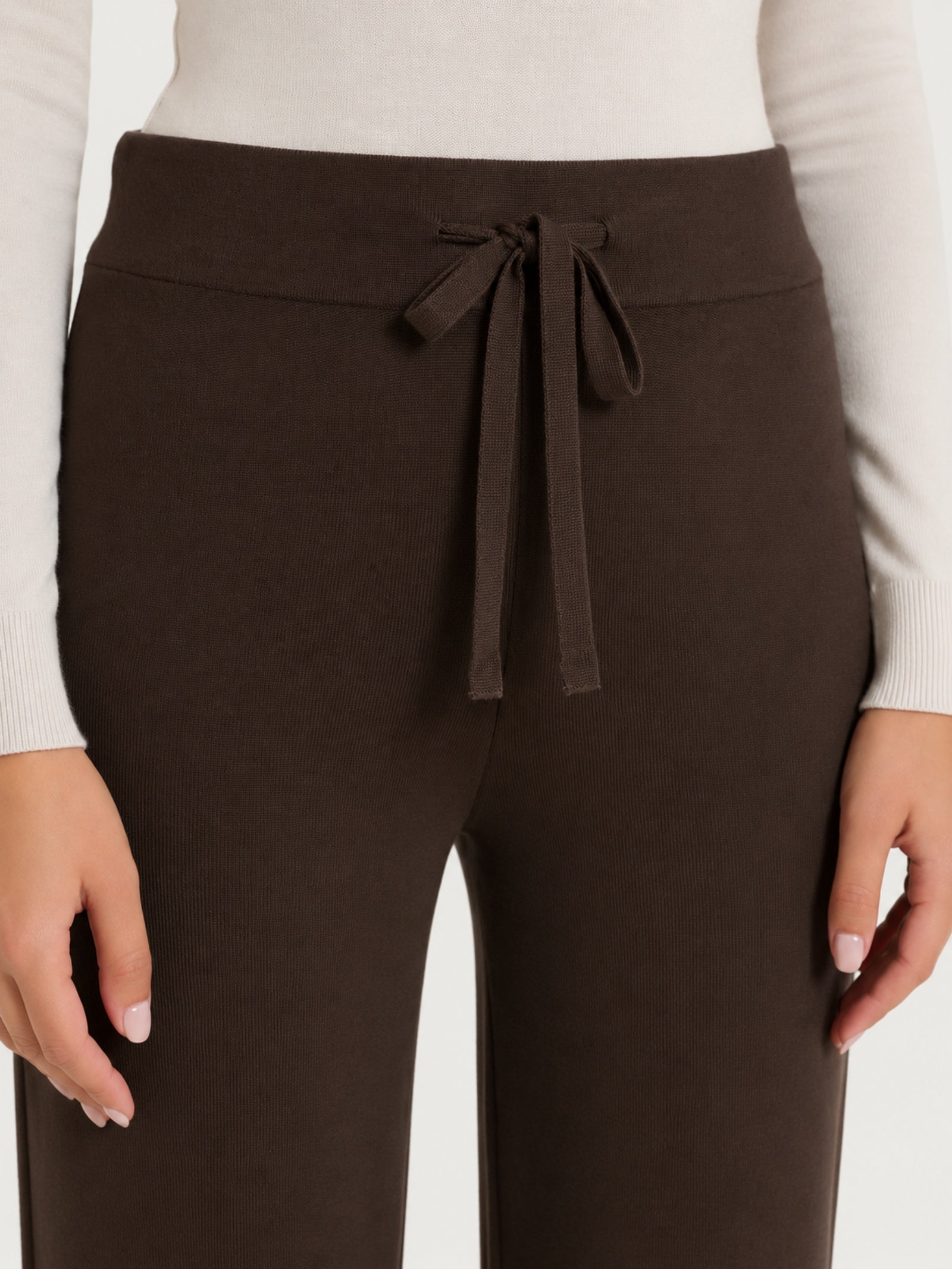 Ragno Four Seasons Wide Leg pantalone Chocolate Torte