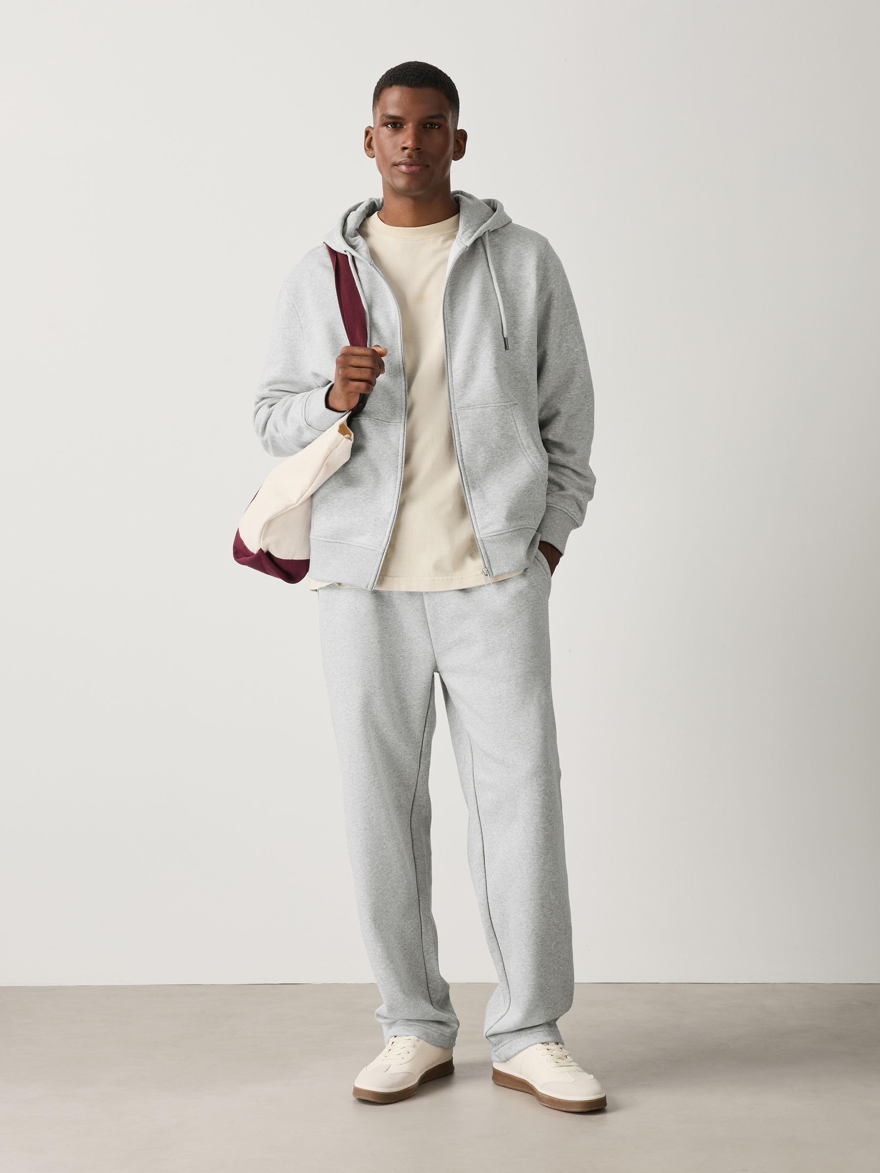 Next pantaloni jogging dritti uomo spazzolati