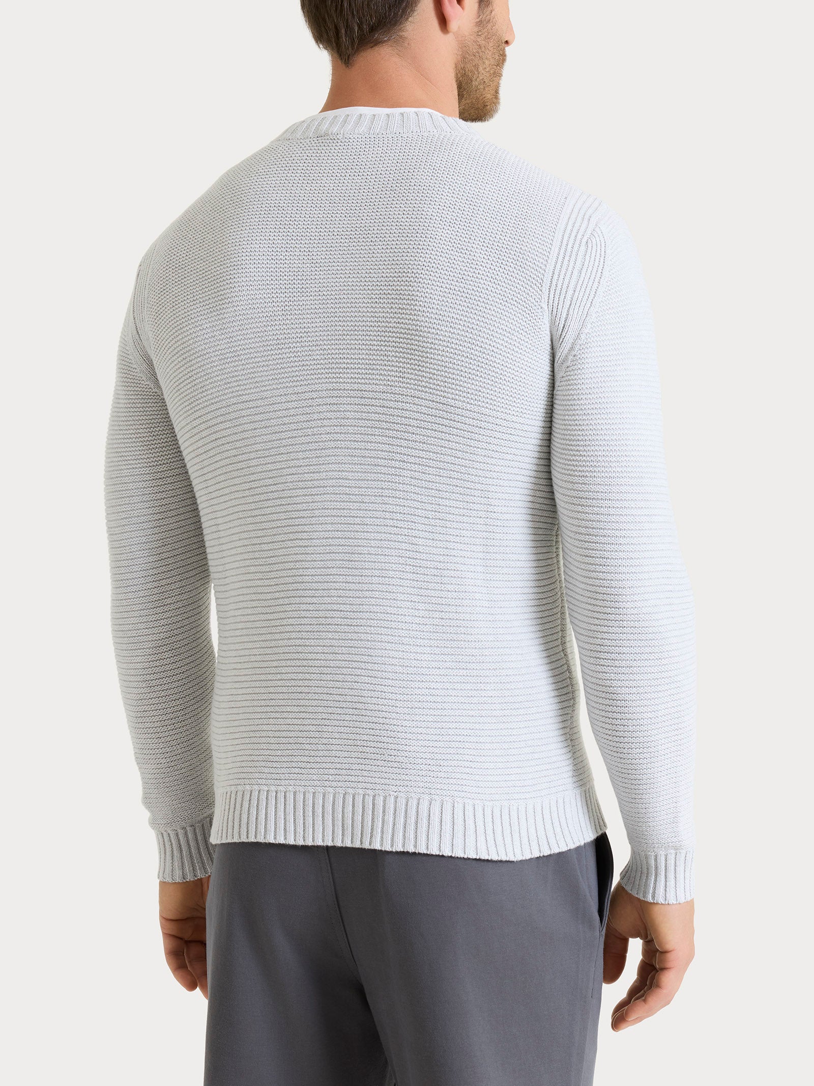 Ragno Winter Cotton Pull girocollo cotone Dawn Blue Mel.