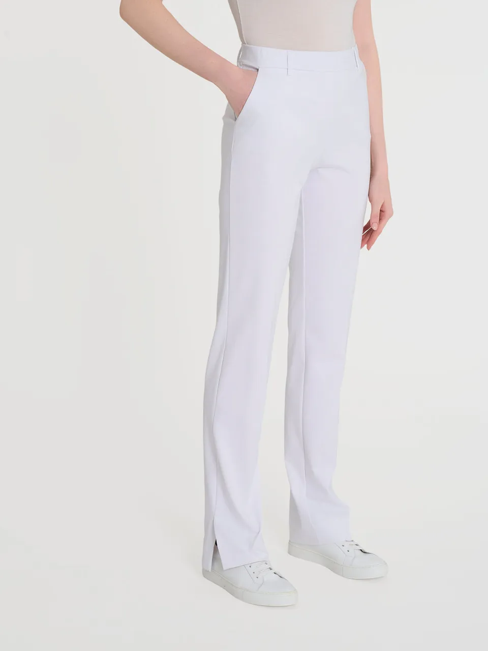 Ragno Compact Light pantalone dritto tasche Bianco