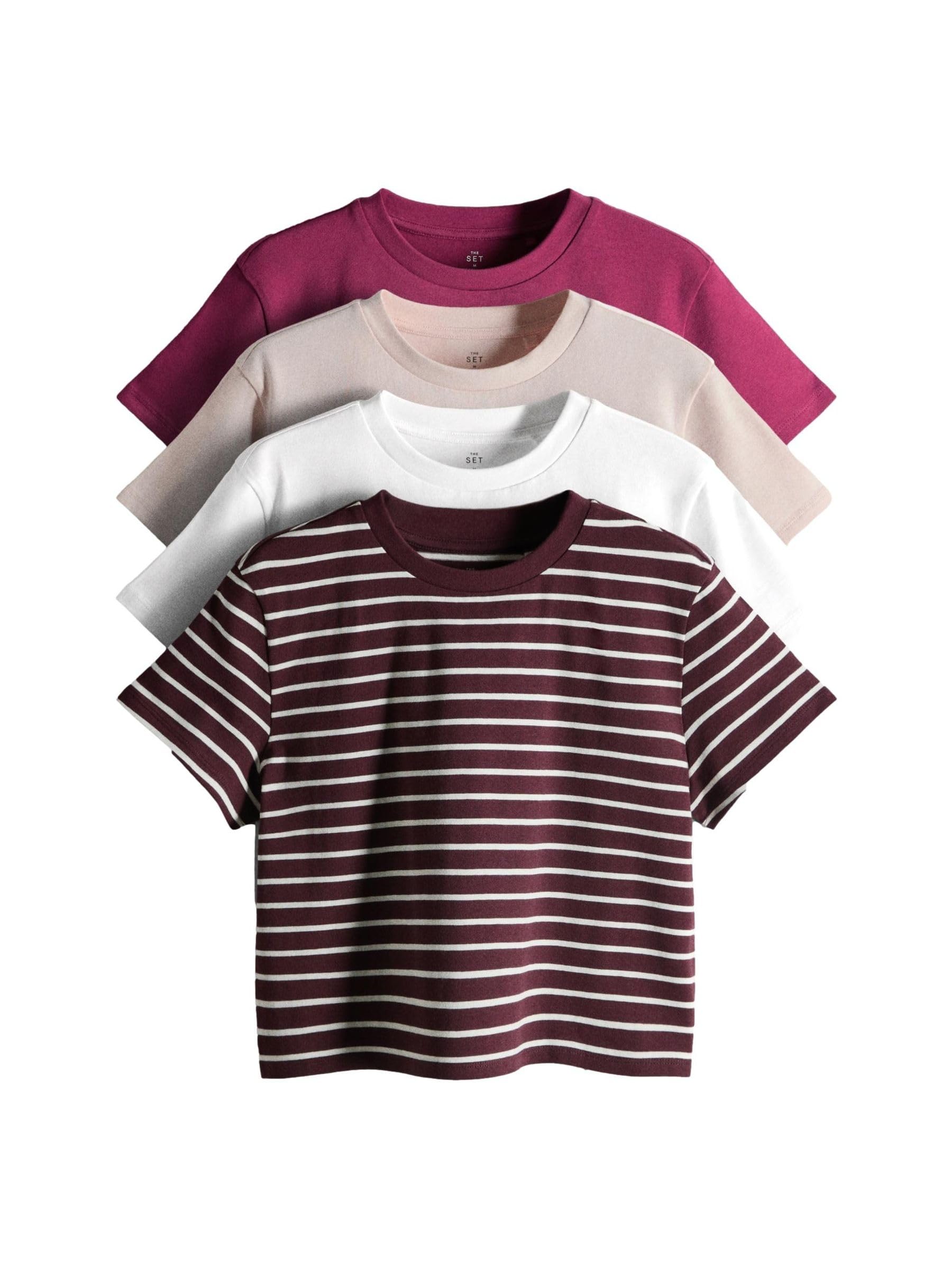 Geo Next The Set t-shirt donna taglio corto 4 pezzi pesante