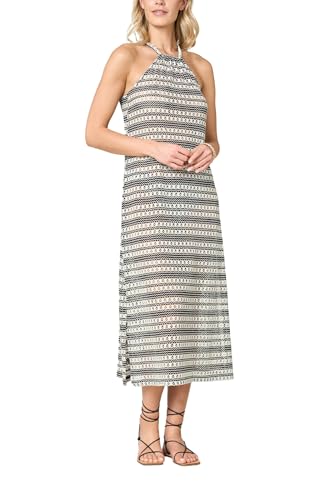 Goldenpoint Allure copricostume abito lungo rete bicolor