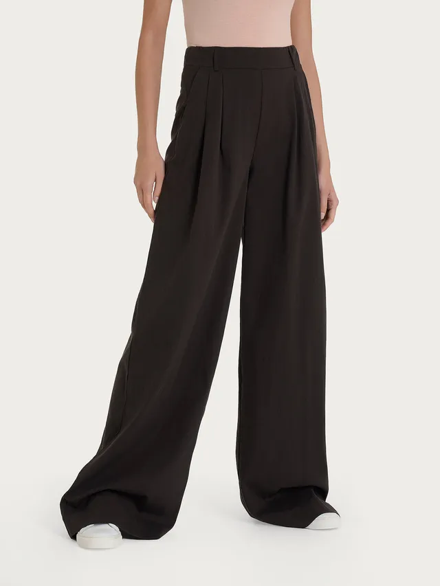 Ragno Super Natural Palazzo Pantaloni Chocolate Torte tencel