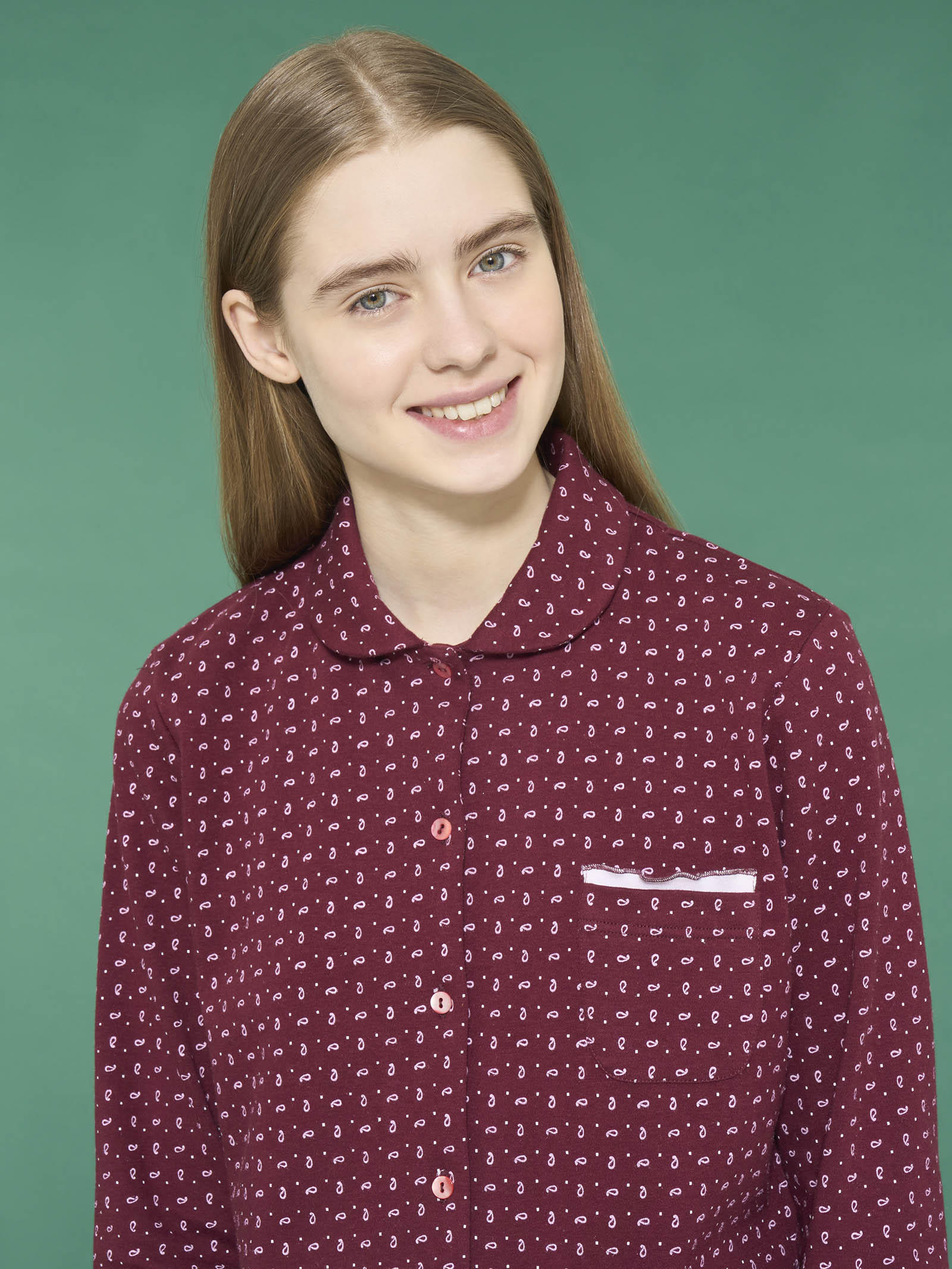 Ragno Camicia da notte corta camicia aperta Fant. Zinfandel