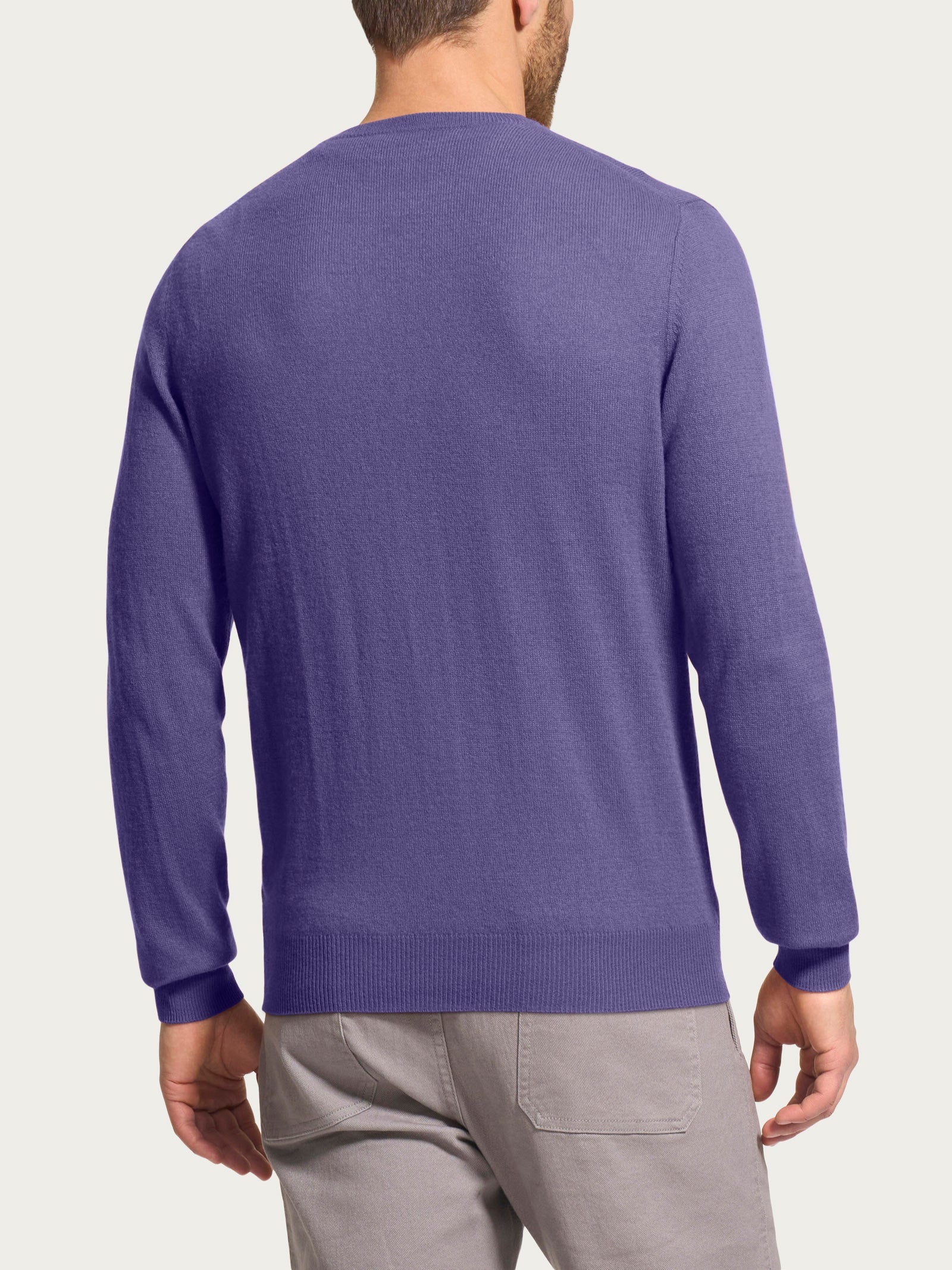 Ragno Cashmerino maglia girocollo Mulled Grape lana