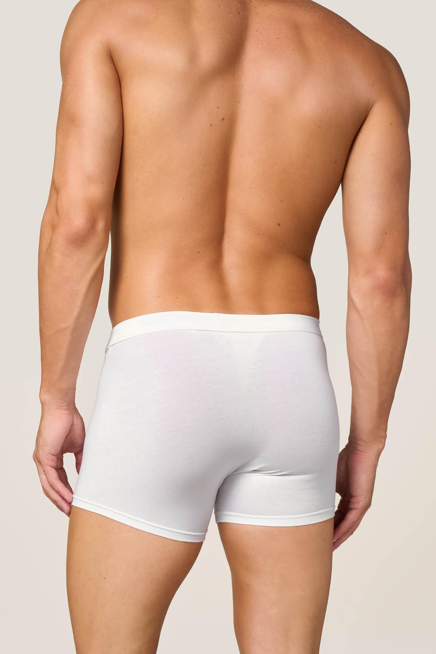 Goldenpoint Boxer Regular Uomo Cotone Supima Bianco M