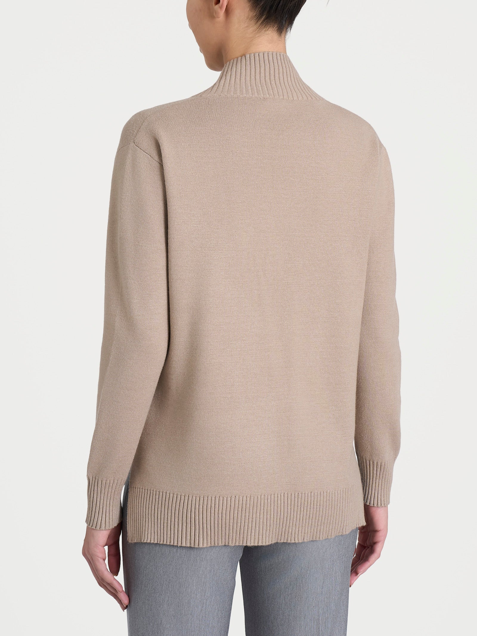 Ragno Super Soft Cardigan Donna Cammello Aperto Boxy