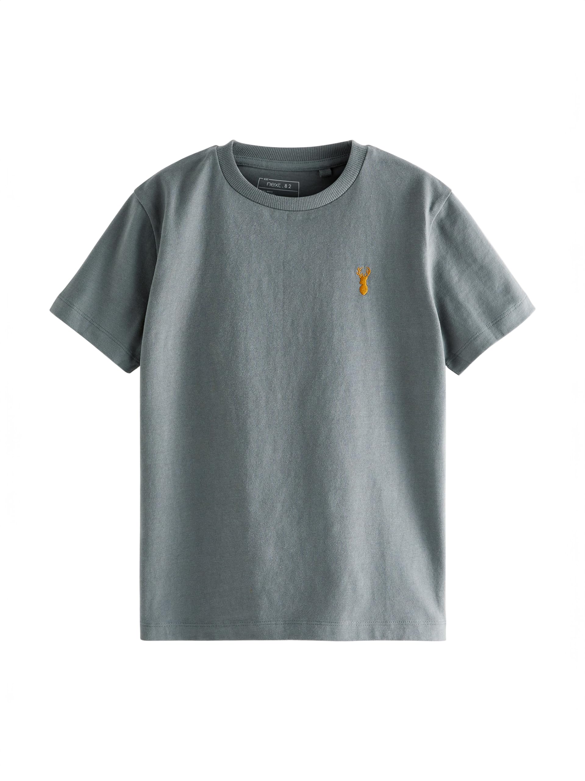 Next t-shirt bambino cervo ricamato confezione da 4 cotone