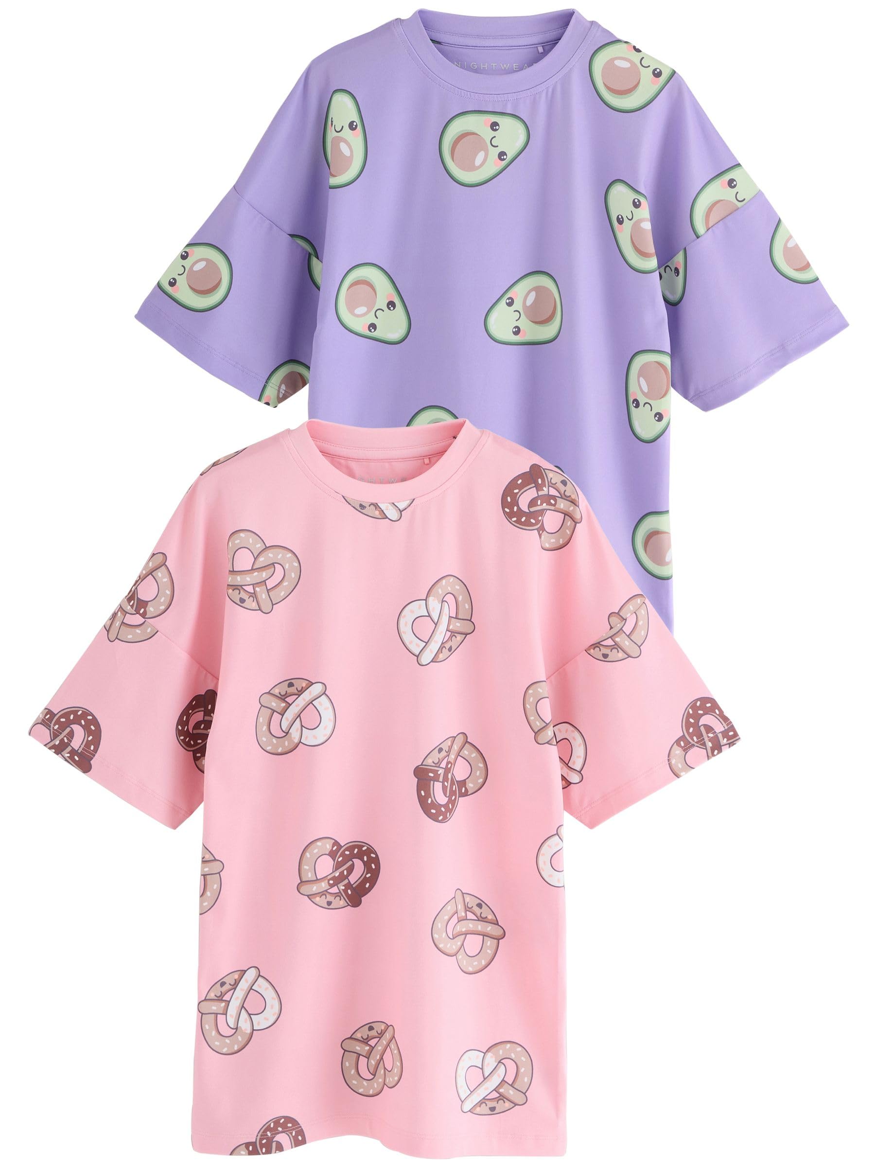 Geo Next camicie da notte bambina 170 2 pezzi comode