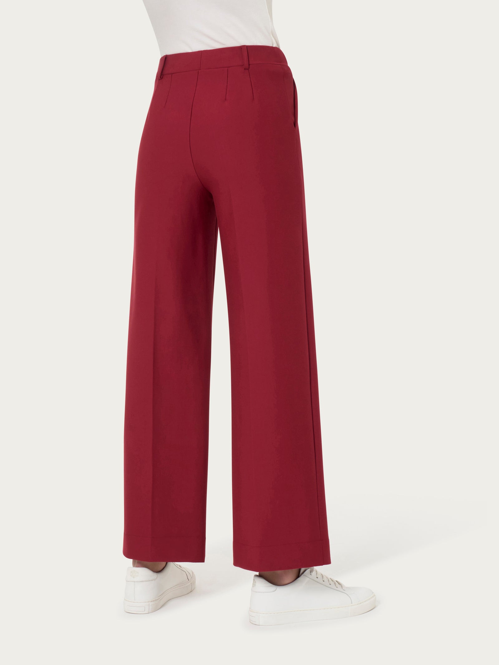 Ragno Compact pantalone ampio caviglia Tibetan Red elastico