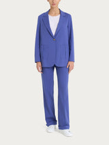 Ragno Super Natural Blazer donna Skipper Blue tencel