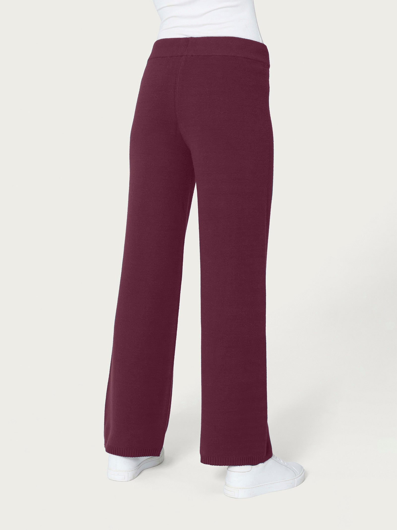 Ragno Super Soft pantalone ampio Fig morbido con coulisse