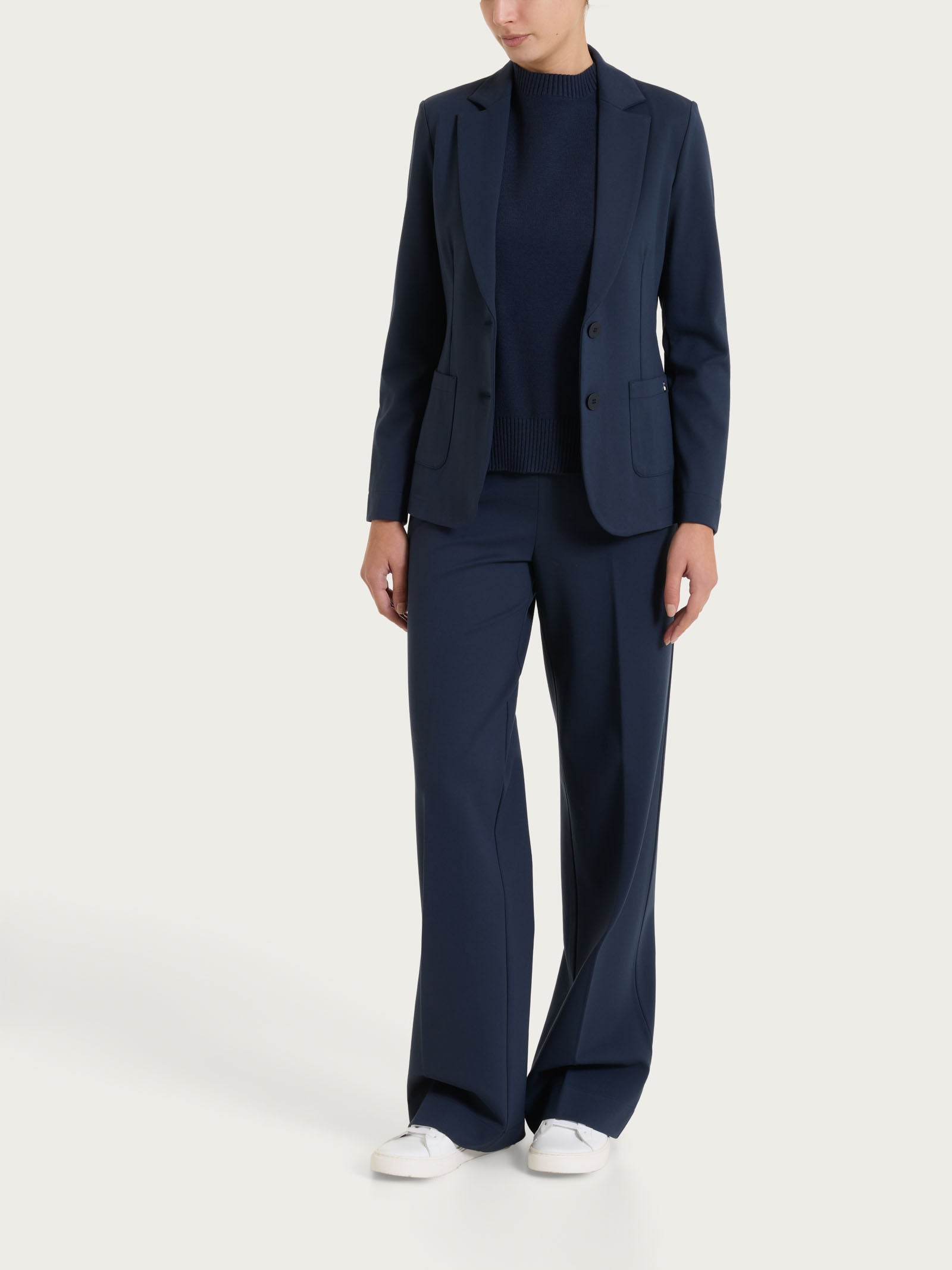 Ragno Cashmere Compact blazer 2 bottoni Bleu morbido