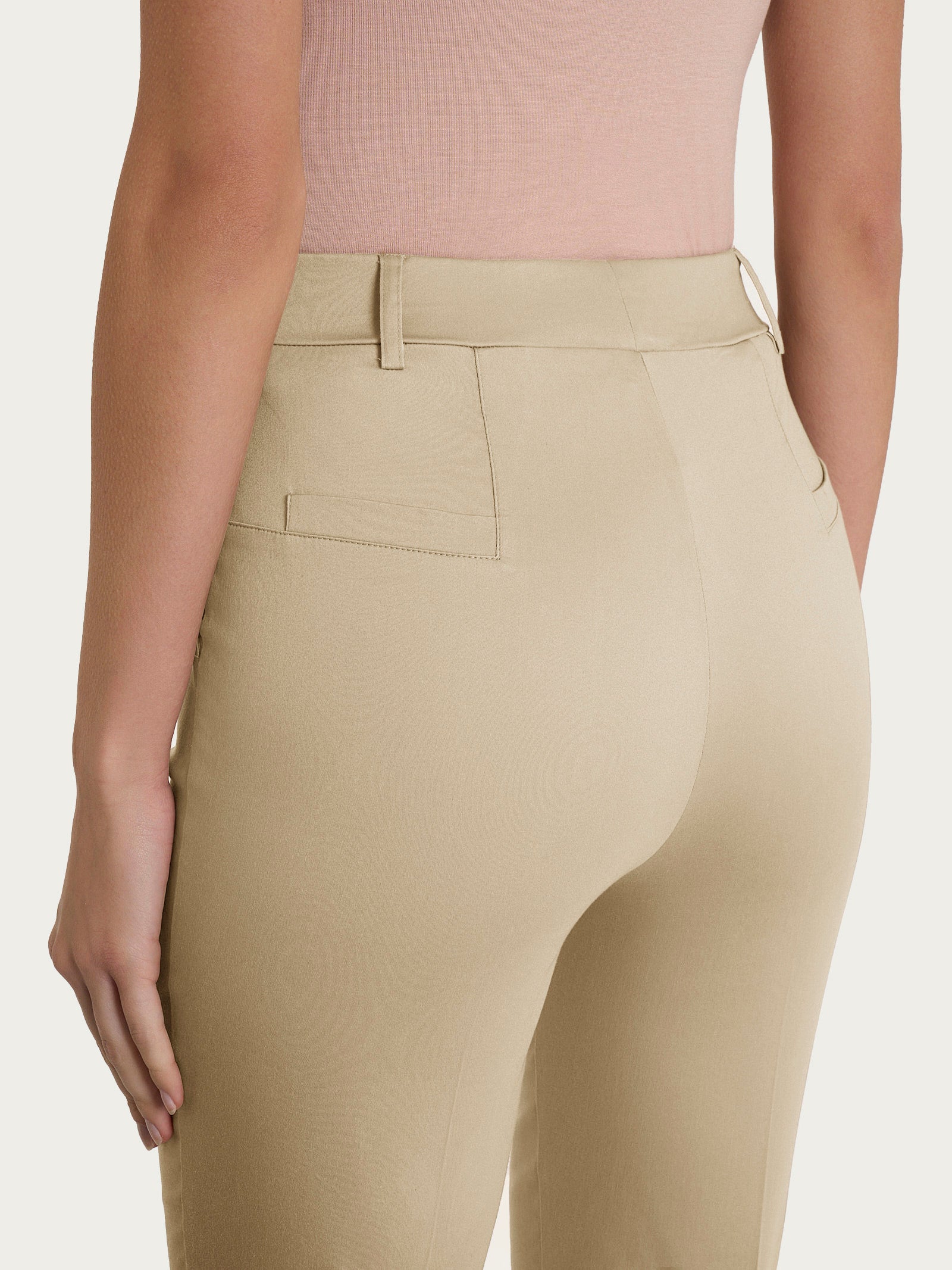 Ragno Satin Power pantalone chino slim Irish Cream cotone
