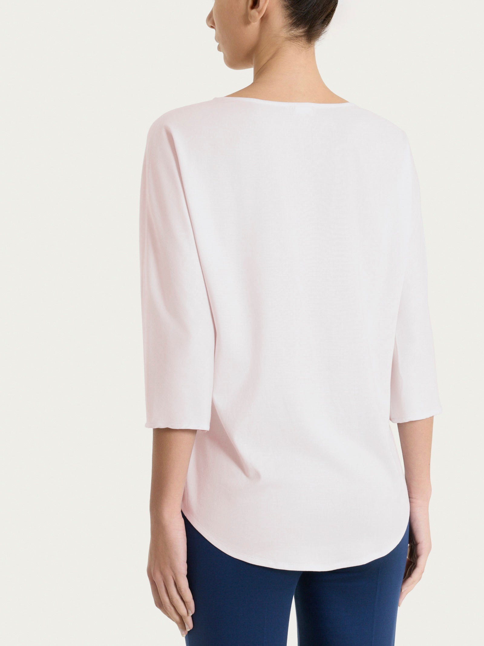 Ragno Voile Stretch Blusa Kimono 3/4 Hushed Violet