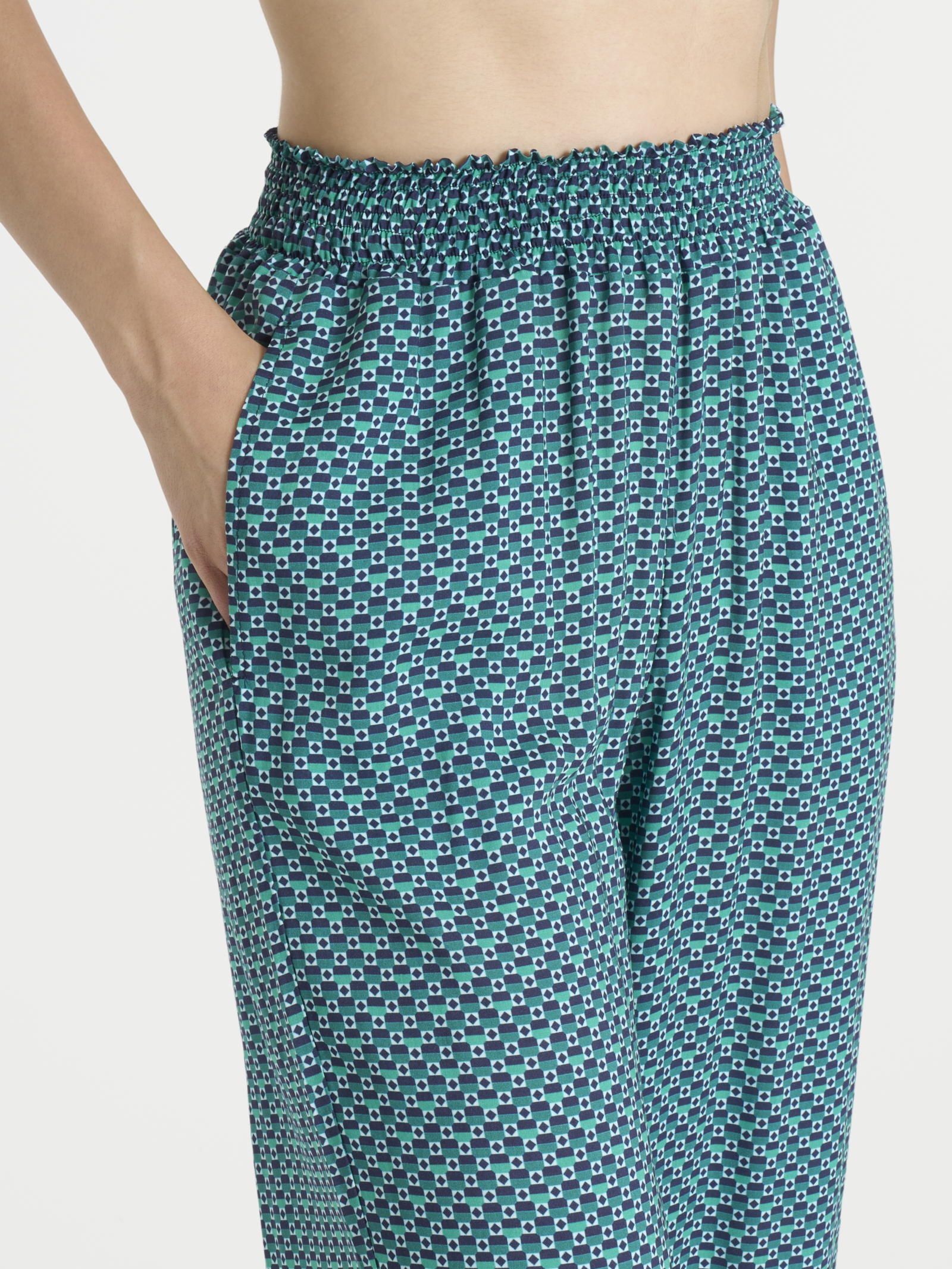 Ragno Beachwear The Wide Leg pantalone ampio fantasia Bayou