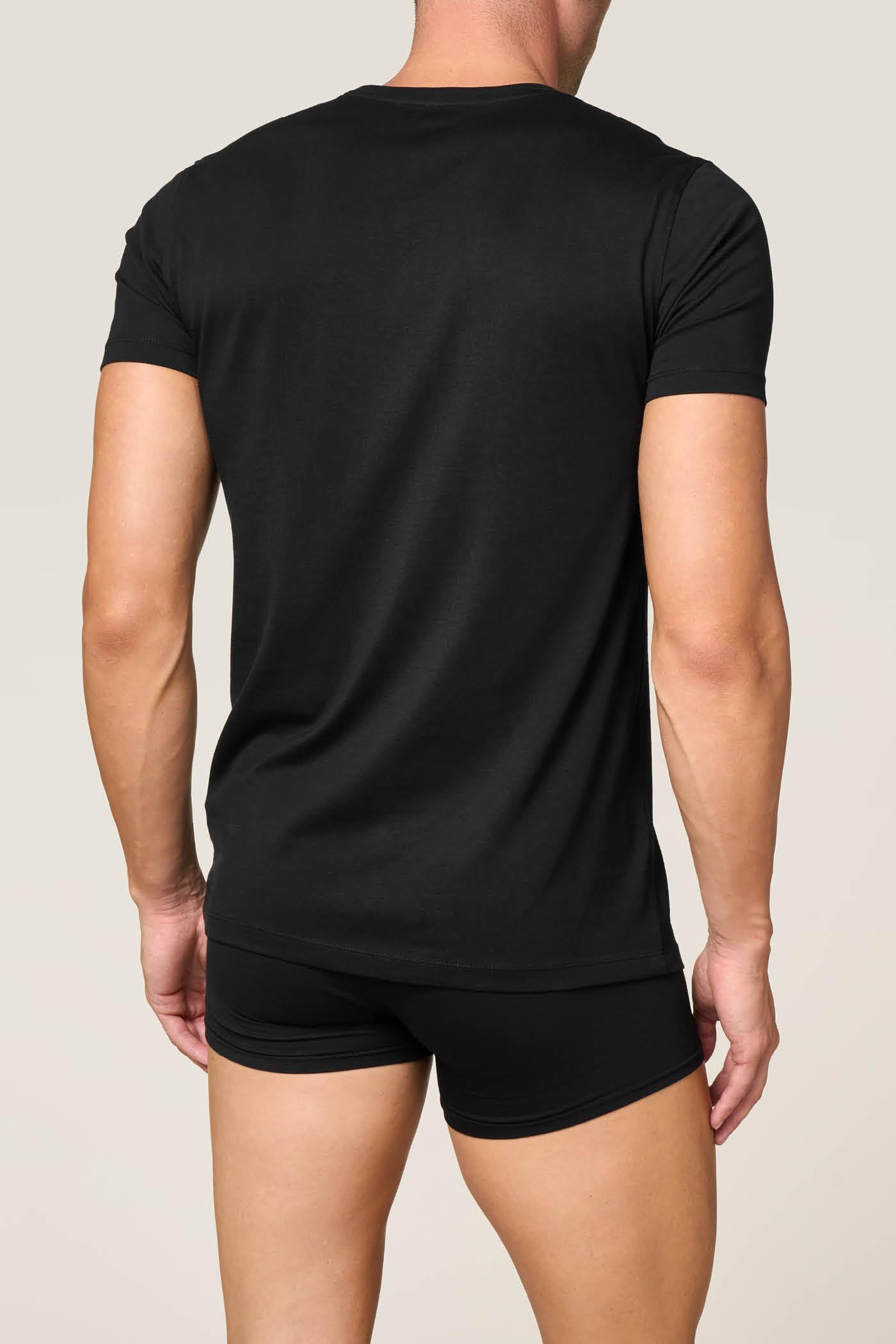 Goldenpoint T-Shirt Uomo Scollo V Cotone Supima Taglia L