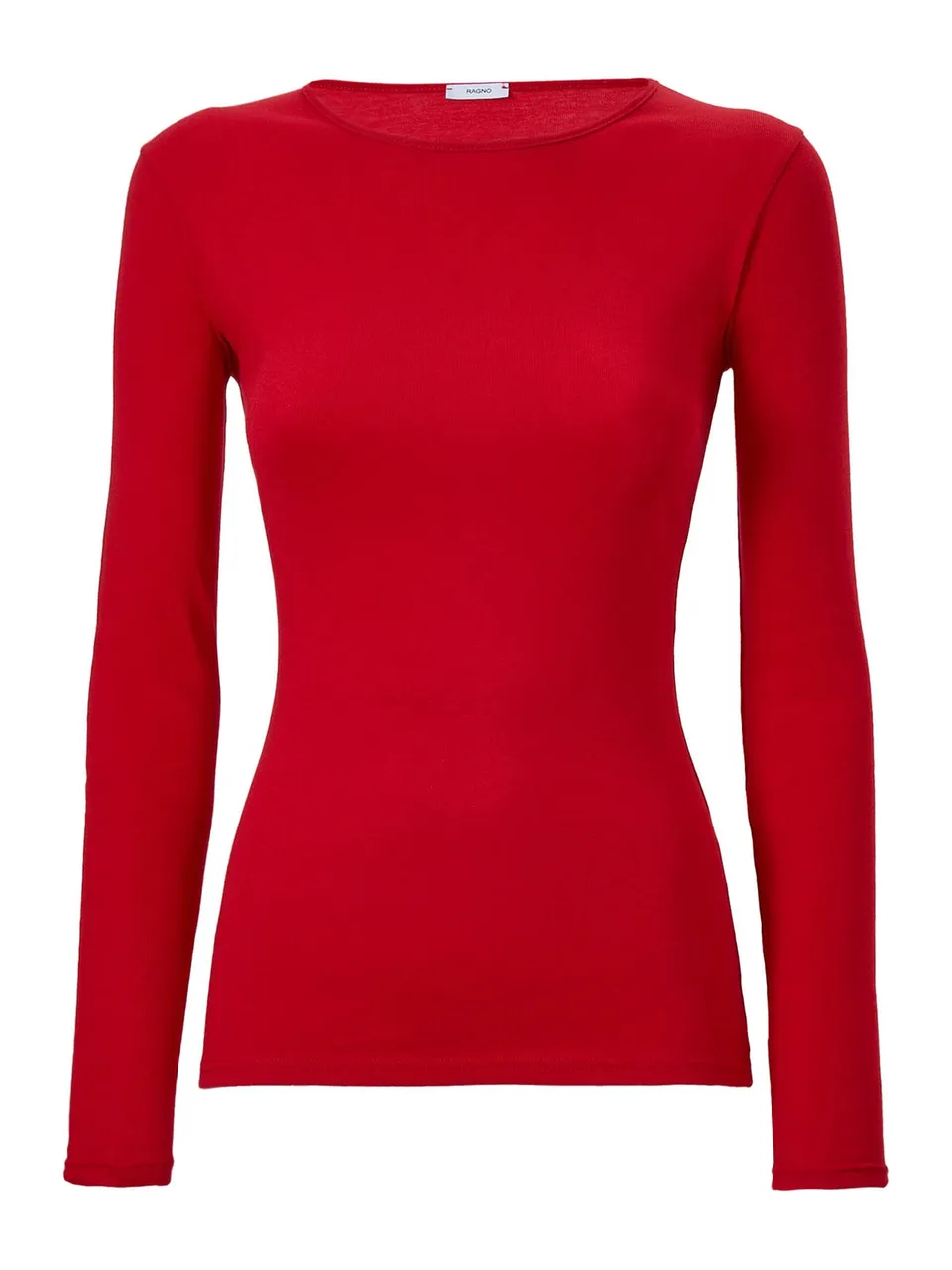 Ragno Thermo Cotton Maglia Donna Rosso Manica Lunga