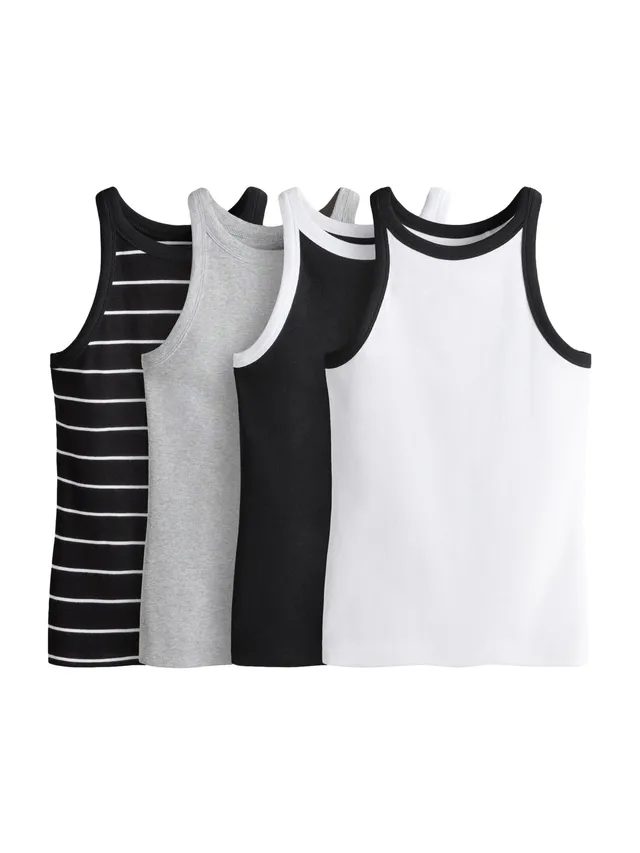 Geo Next The Set canotta a coste donna set 4 pezzi elasticizzata