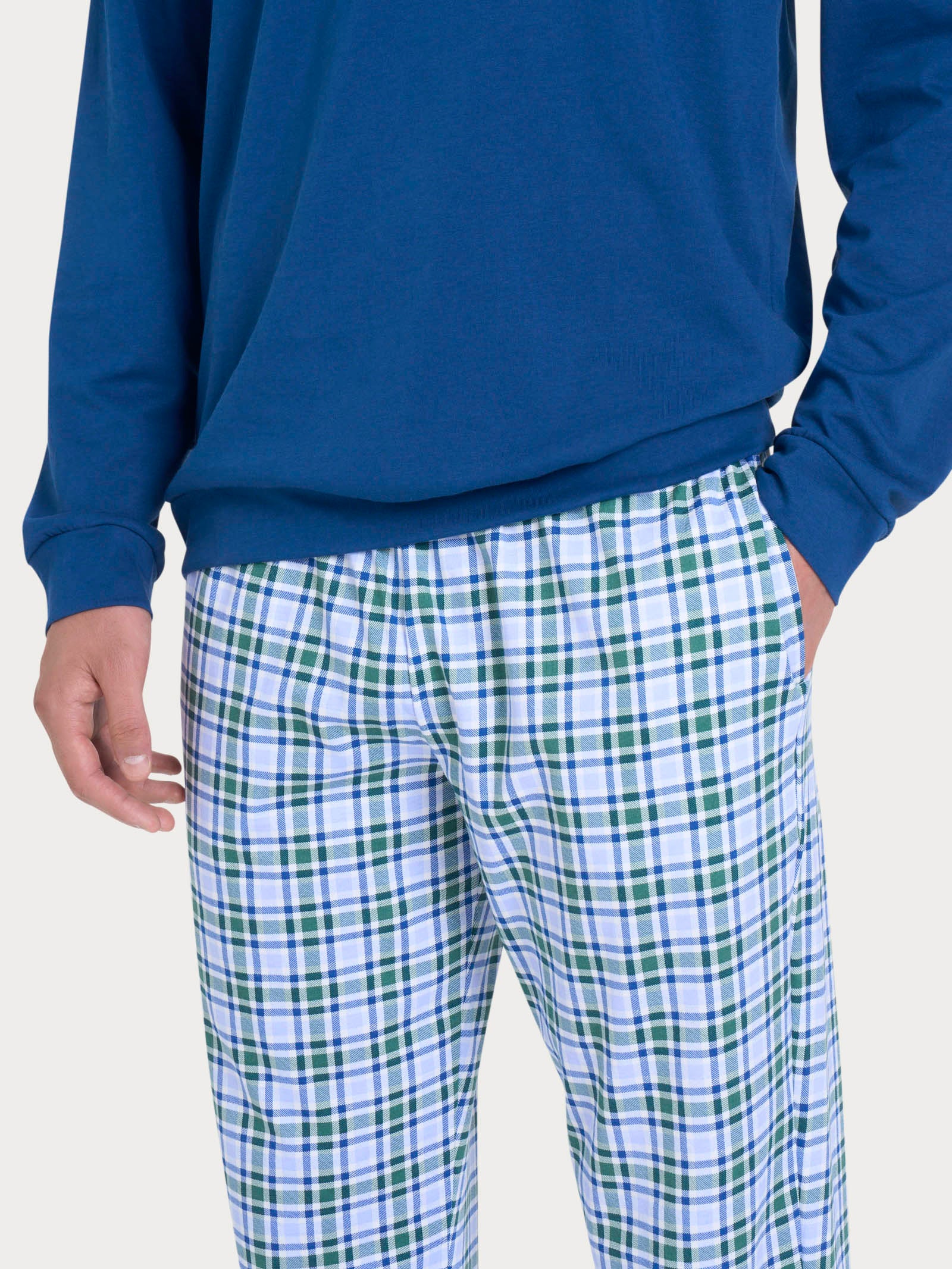 Ragno Jersey Cotone Pigiama Serafino Posy Green puro cotone