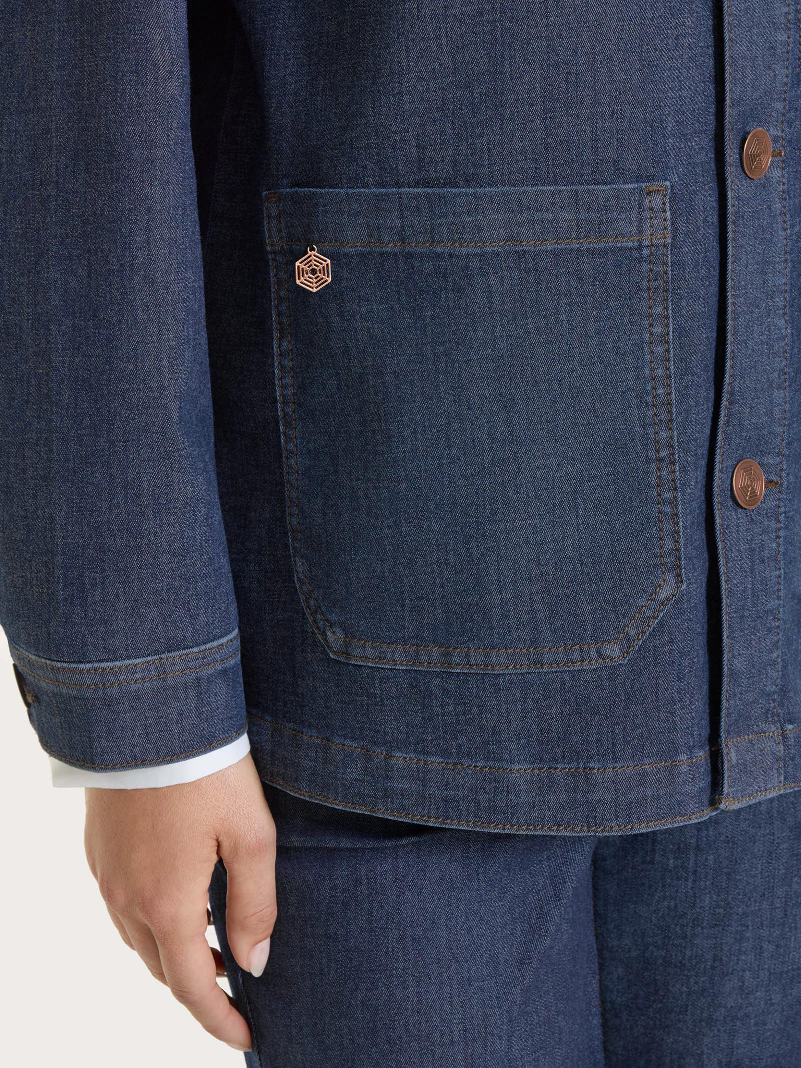Ragno Super Denim giubbotto Light Denim Indigo leggero