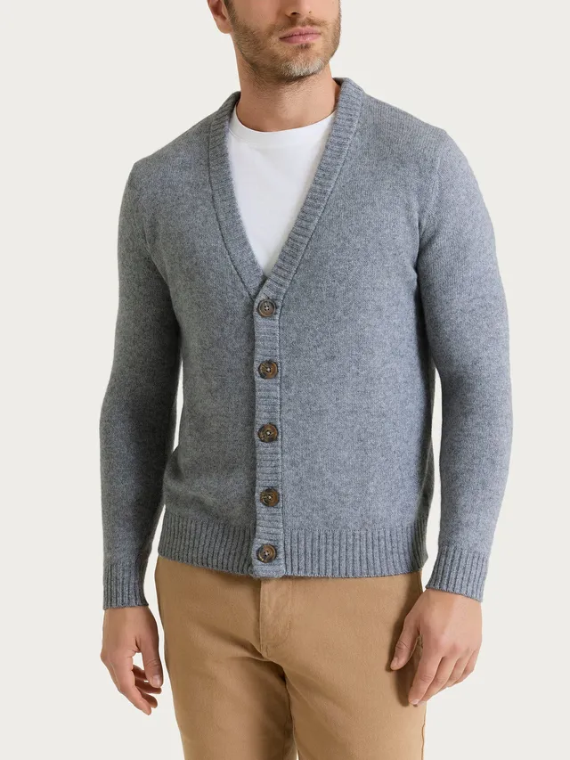 Ragno Natural Soft Cardigan Scollo V Ferro Mel. caldo