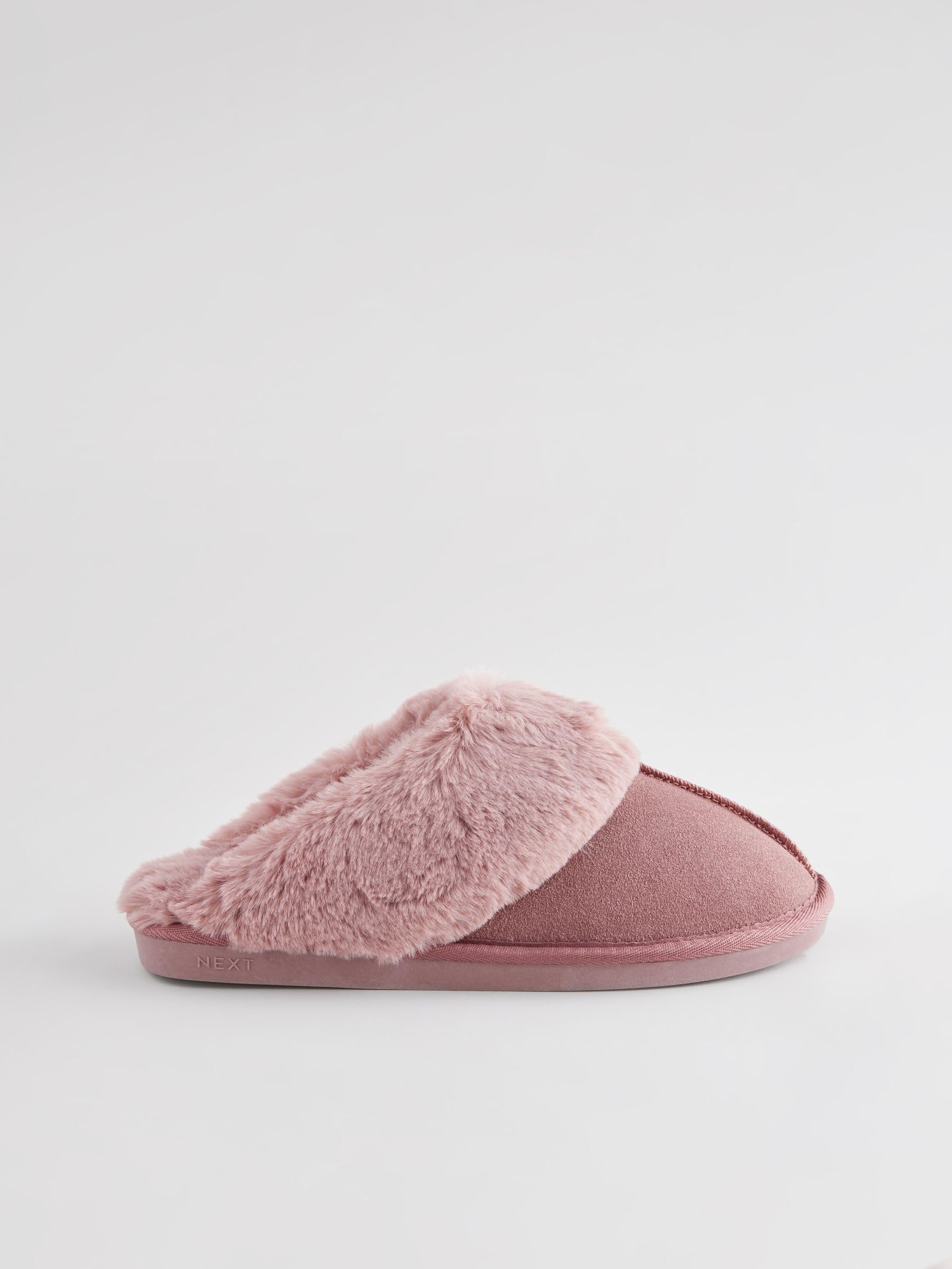 Next pantofole scamosciate donna pelliccia sintetica